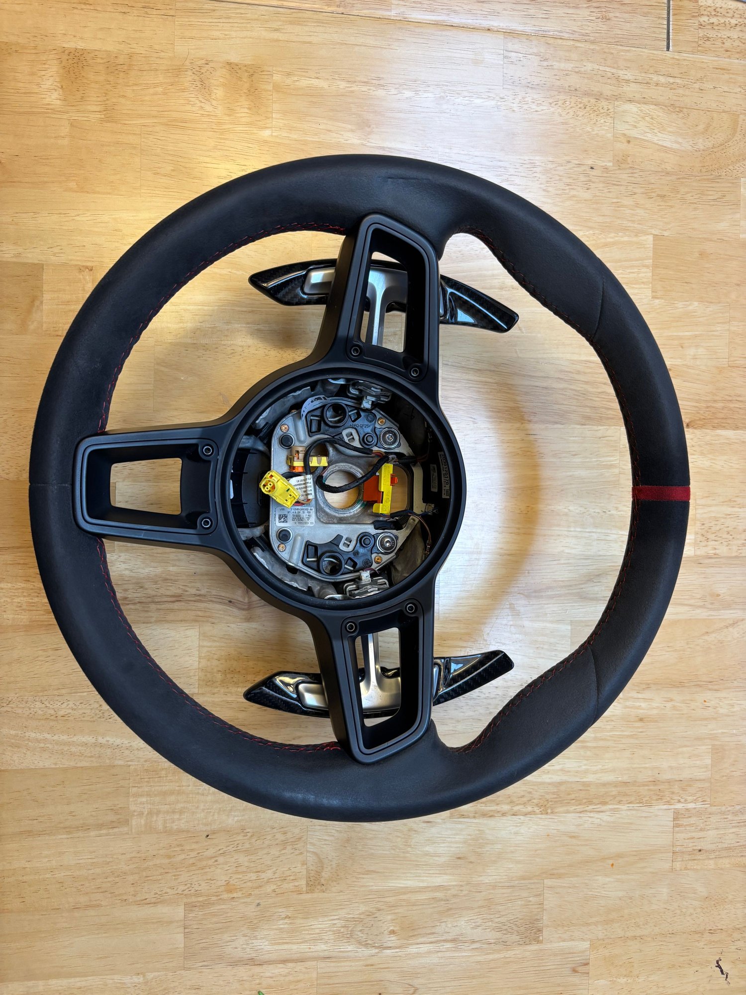 Interior/Upholstery - 991 GT3 & 718 GT4 PDK Sport Steering Wheel - Used - 2020 to 2023 Porsche Cayman GT4 - Colts Neck, NJ 07722, United States