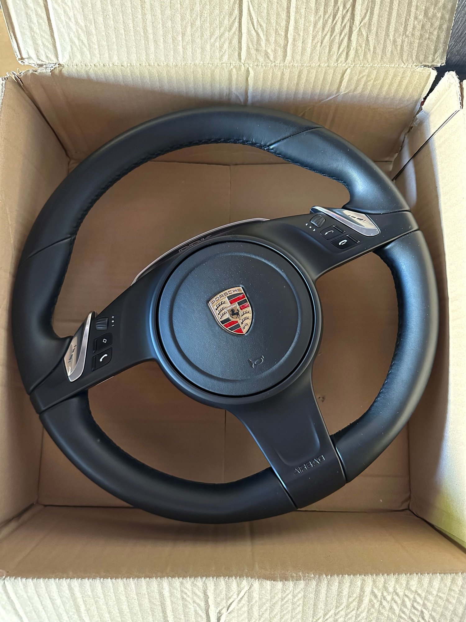 Steering/Suspension - 991.1 Multimedia Heated PDK Steering wheel with Airbag - Used - 2012 to 2016 Porsche 911 - Los Angeles, CA 90014, United States