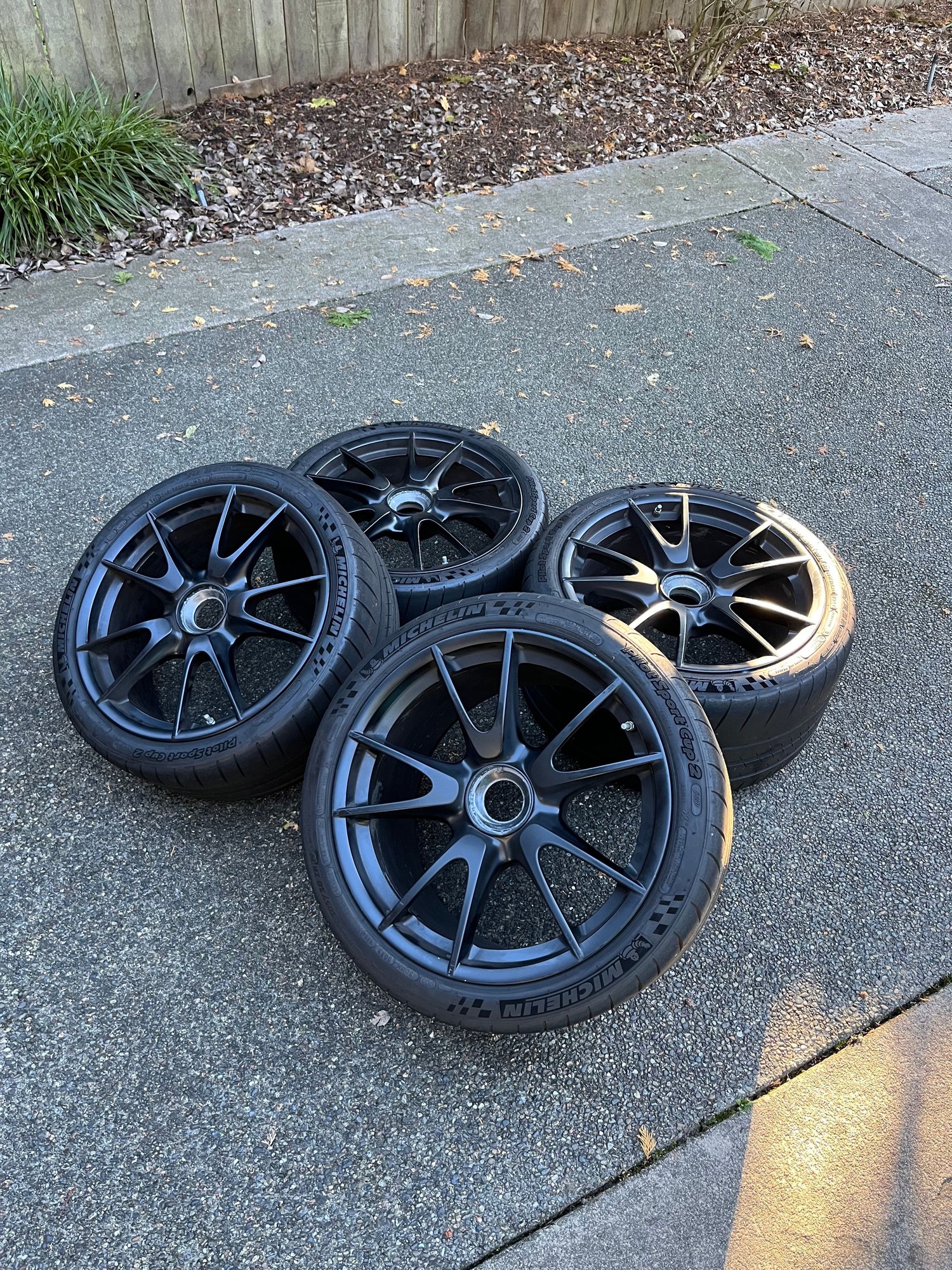 Wheels and Tires/Axles - Porsche 997.2 GT3 centerlock wheels (matte black) - Used - 2009 to 2011 Porsche GT3 - Seattle, WA 98112, United States