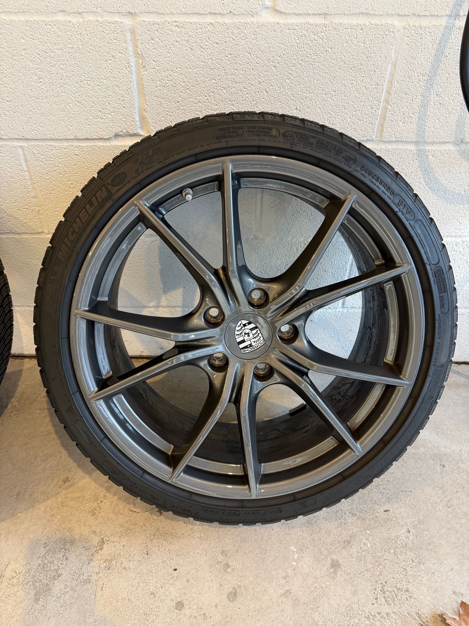 Wheels and Tires/Axles - 991.2 Carrera T OEM Wheels on Michelin Alpin Winter Tires - Used - All Years  All Models - Fort Lee, NJ 07024, United States