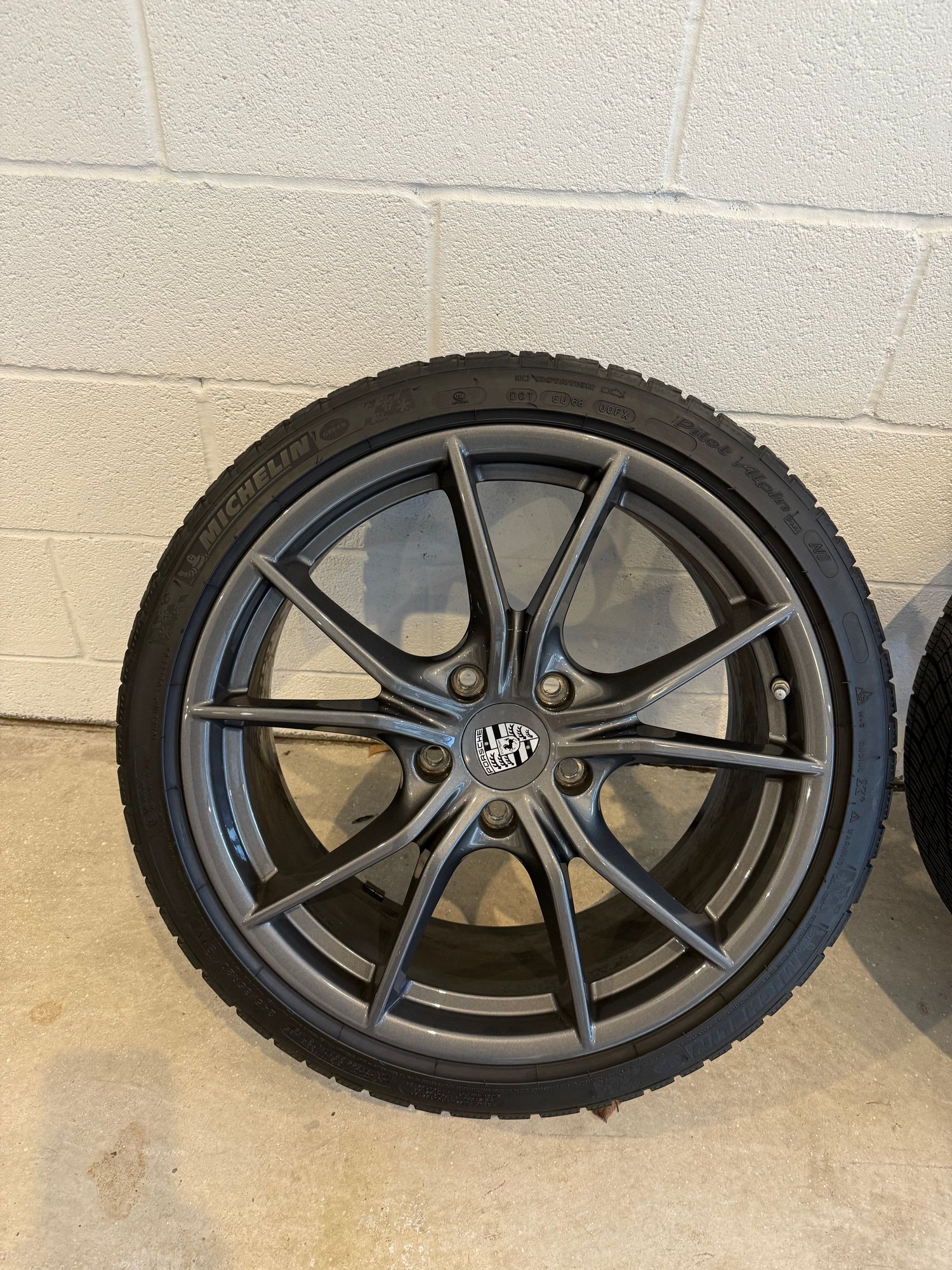 Wheels and Tires/Axles - 991.2 Carrera T OEM Wheels on Michelin Alpin Winter Tires - Used - All Years  All Models - Fort Lee, NJ 07024, United States