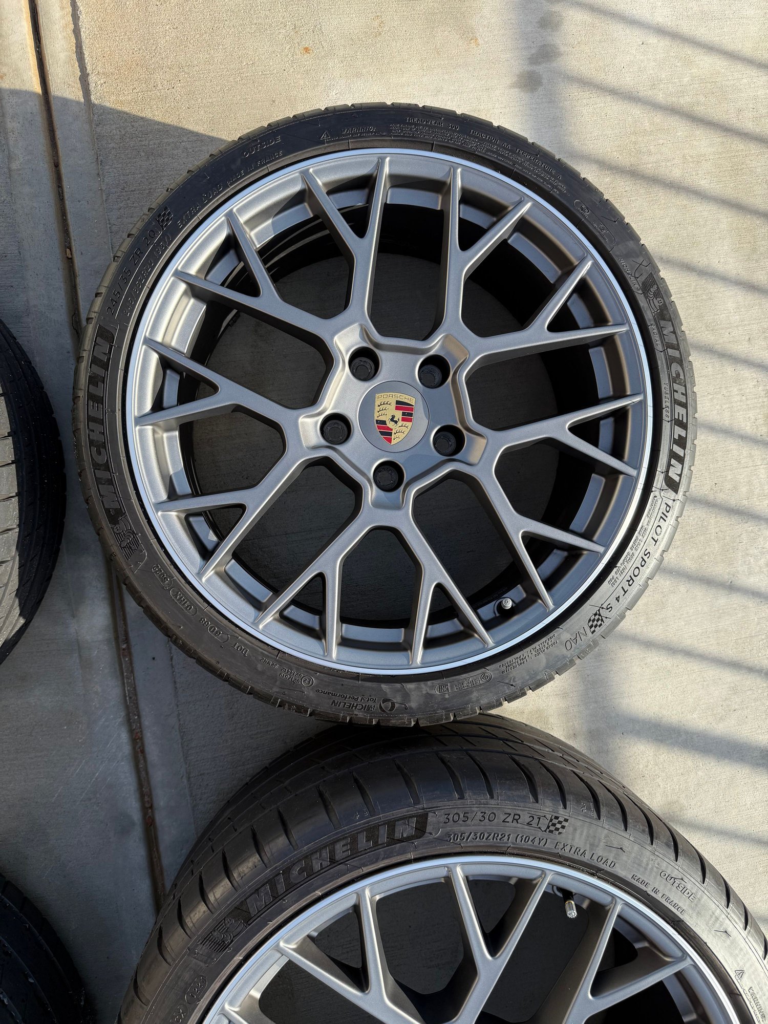 Wheels and Tires/Axles - Porsche 992.1 911 20/21” OEM Wheels and Tires (RS Spyder) - Used - All Years  All Models - Suwanee, GA 30024, United States
