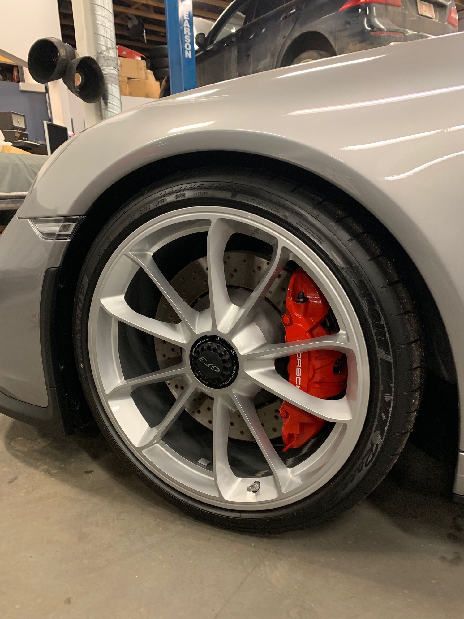 Wheels and Tires/Axles - 2018 Porsche 911 GT3 Satin Aluminum Rims with Pilot Cup 2 Tires - Used - 2018 Porsche GT3 - Edmonton, AB T5S1K6, Canada