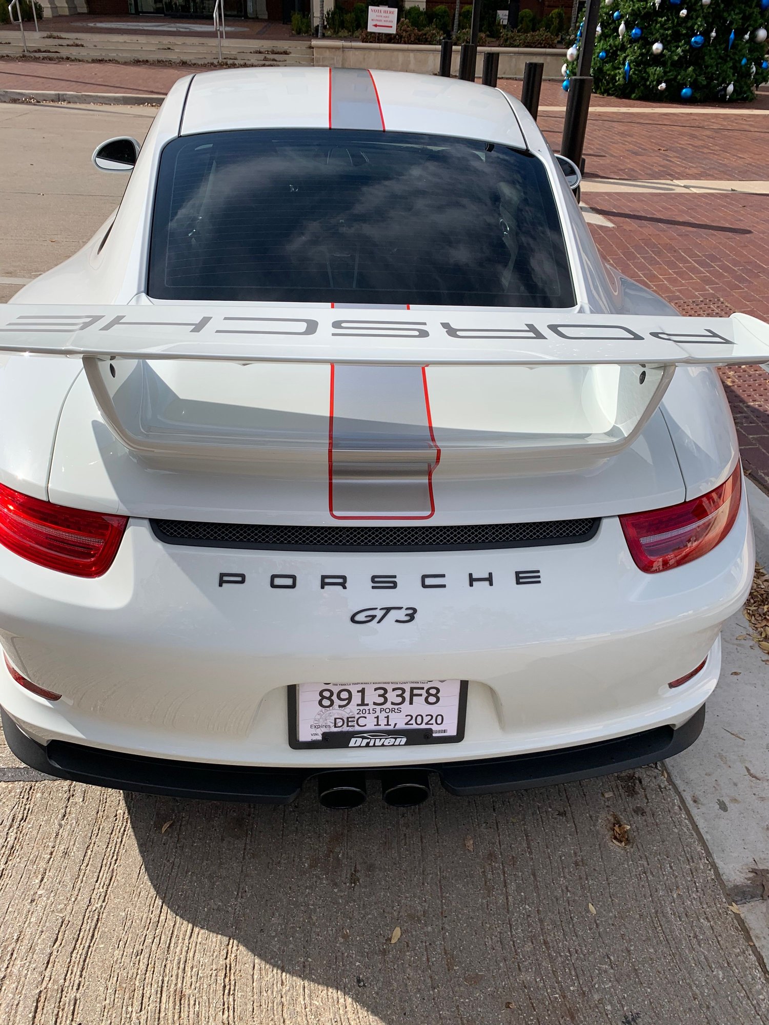 2015 Porsche GT3 - 2015 GT3 garage queen.  No track time, no rain or snow and never used launch control - Used - VIN WPOAC2A97FS183558 - 11,550 Miles - 6 cyl - 2WD - Automatic - Coupe - White - Denton, TX 76207, United States