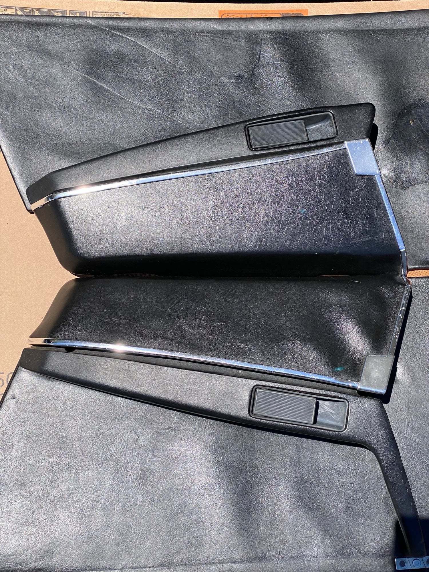 Interior/Upholstery - 1972 911 Door Cards, Pulls, Pockets, Black - Used - 1968 to 1973 Porsche 911 - Tiburon, CA 94920, United States