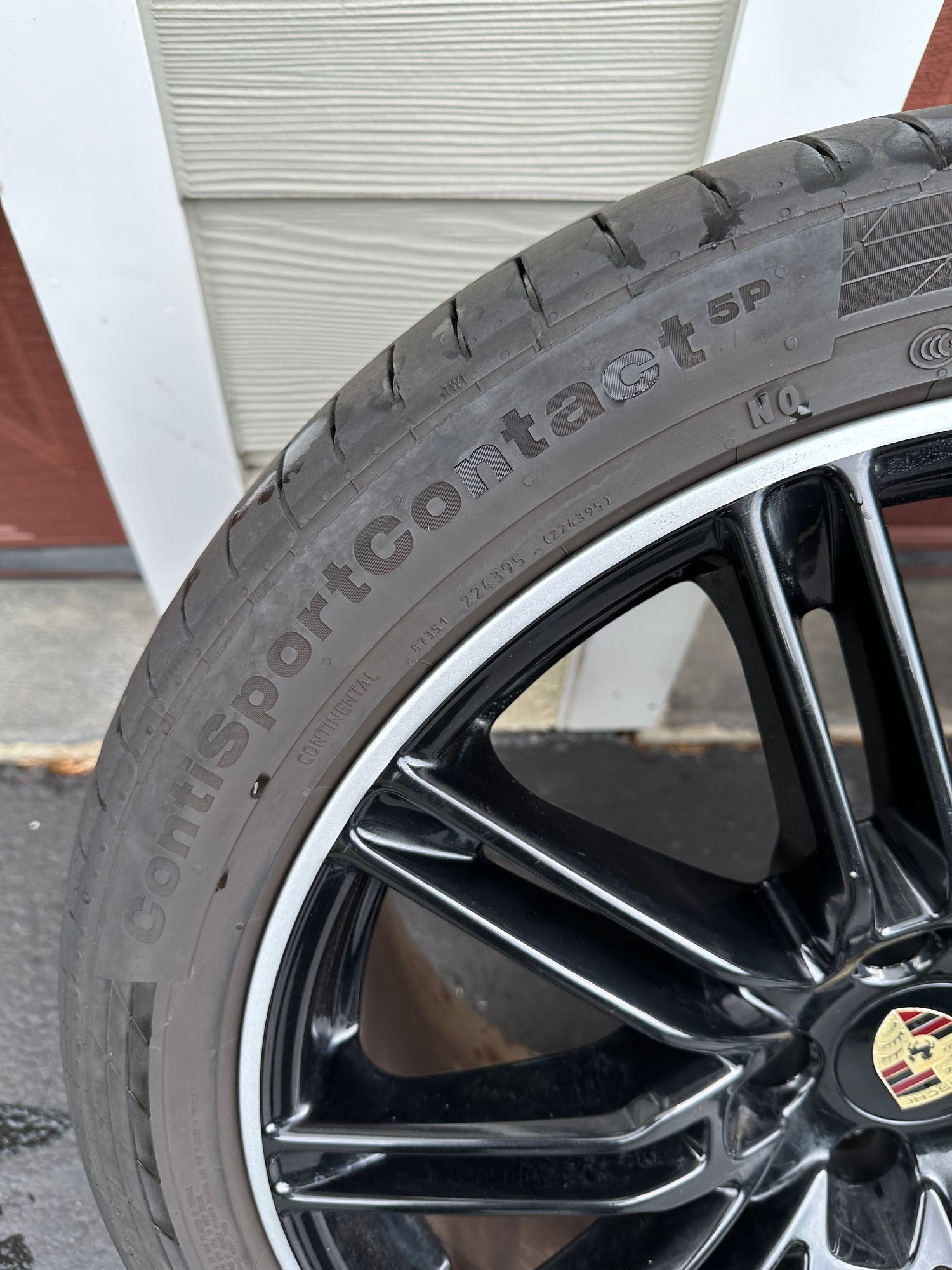 Wheels and Tires/Axles - Porsche Cayenne Sport Edition Black Gloss OEM 21 Wheels with Continental Tires - Used - All Years  All Models - Downingtown, PA 19335, United States