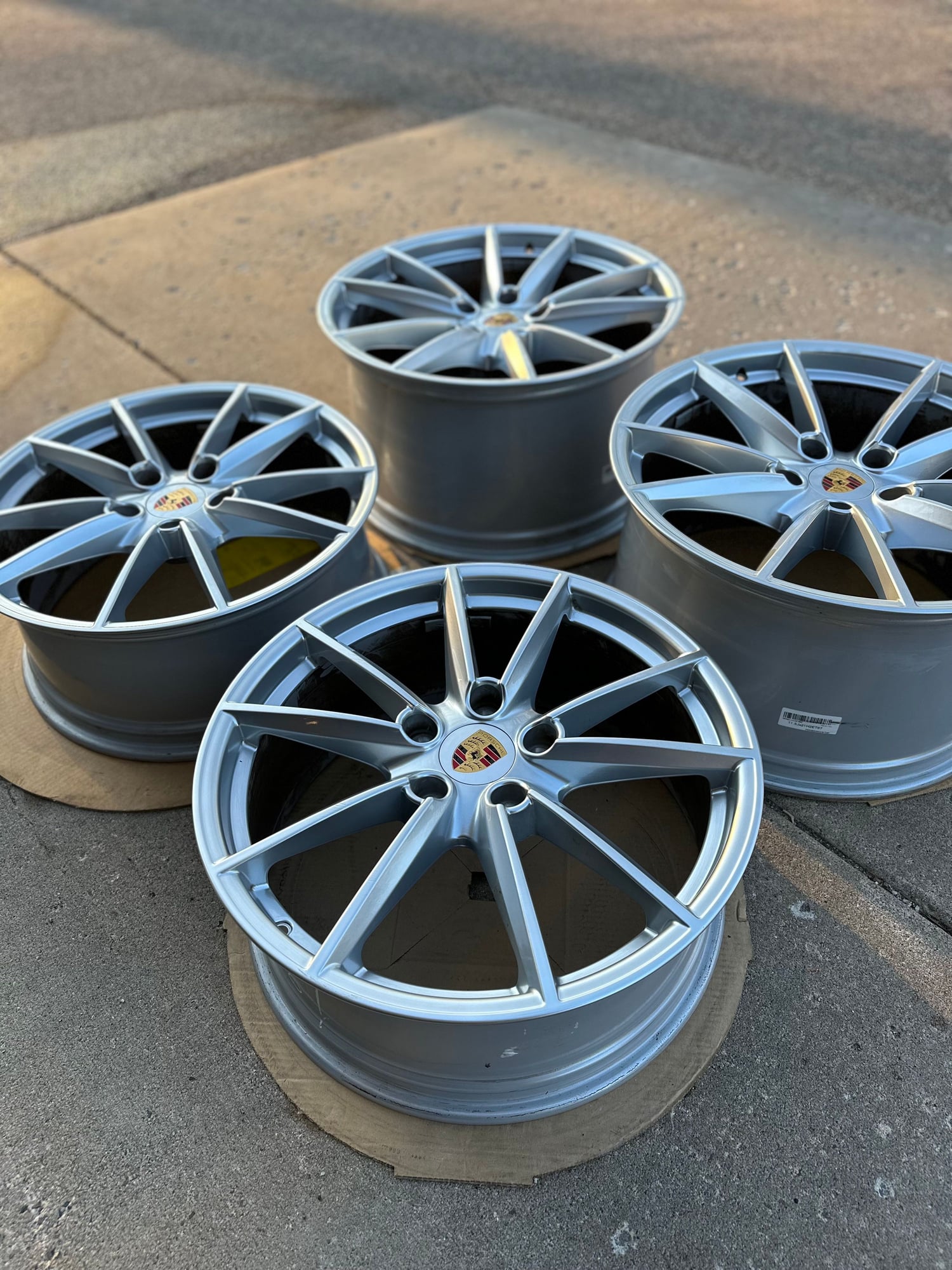 2020 Porsche Cayenne - 20/21" 992 Carrera S Summer Wheels - Silver - Excellent Condition - 991 997 - Wheels and Tires/Axles - $2,950 - Plymouth, MN 55447, United States