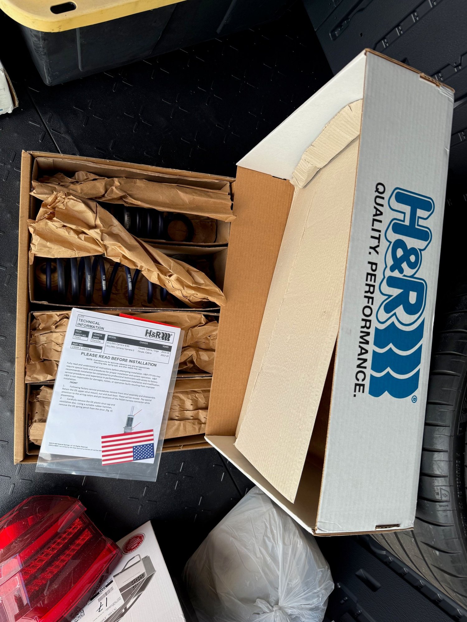 Steering/Suspension - H&R 28880-1 Lowering Springs for 991 - Used - Torrance, CA 90503, United States