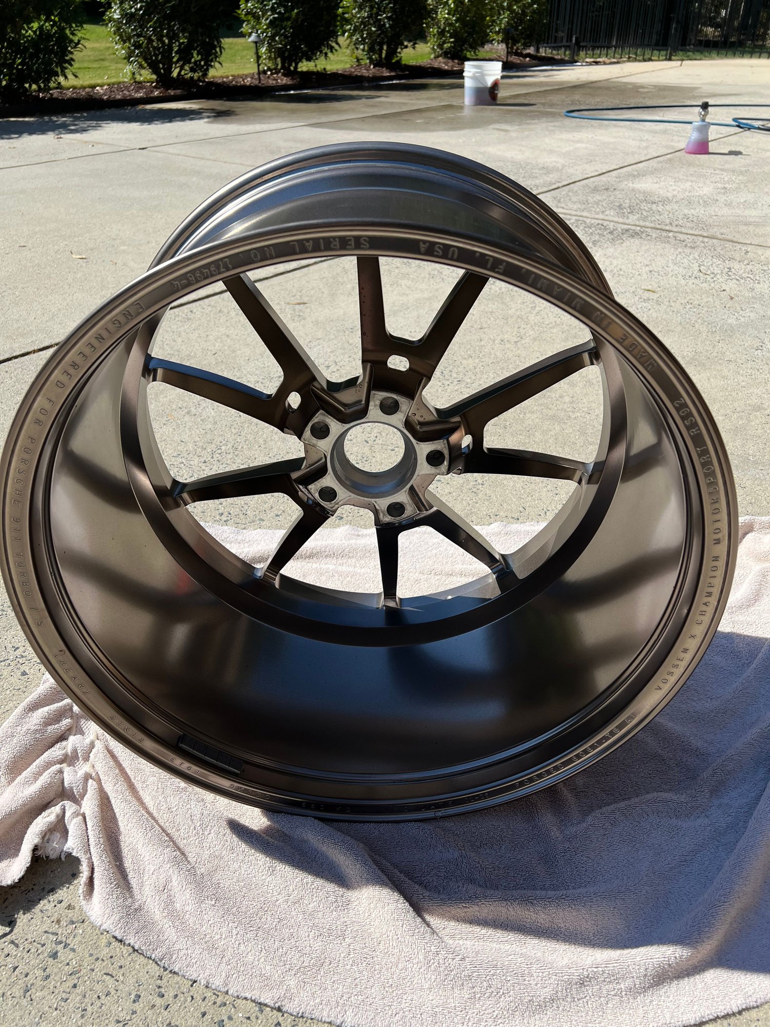 Wheels and Tires/Axles - Vossen Champion RS92 21x12 & 20x9.5 for 992 TTS - Used - Charlotte, NC 28173, United States