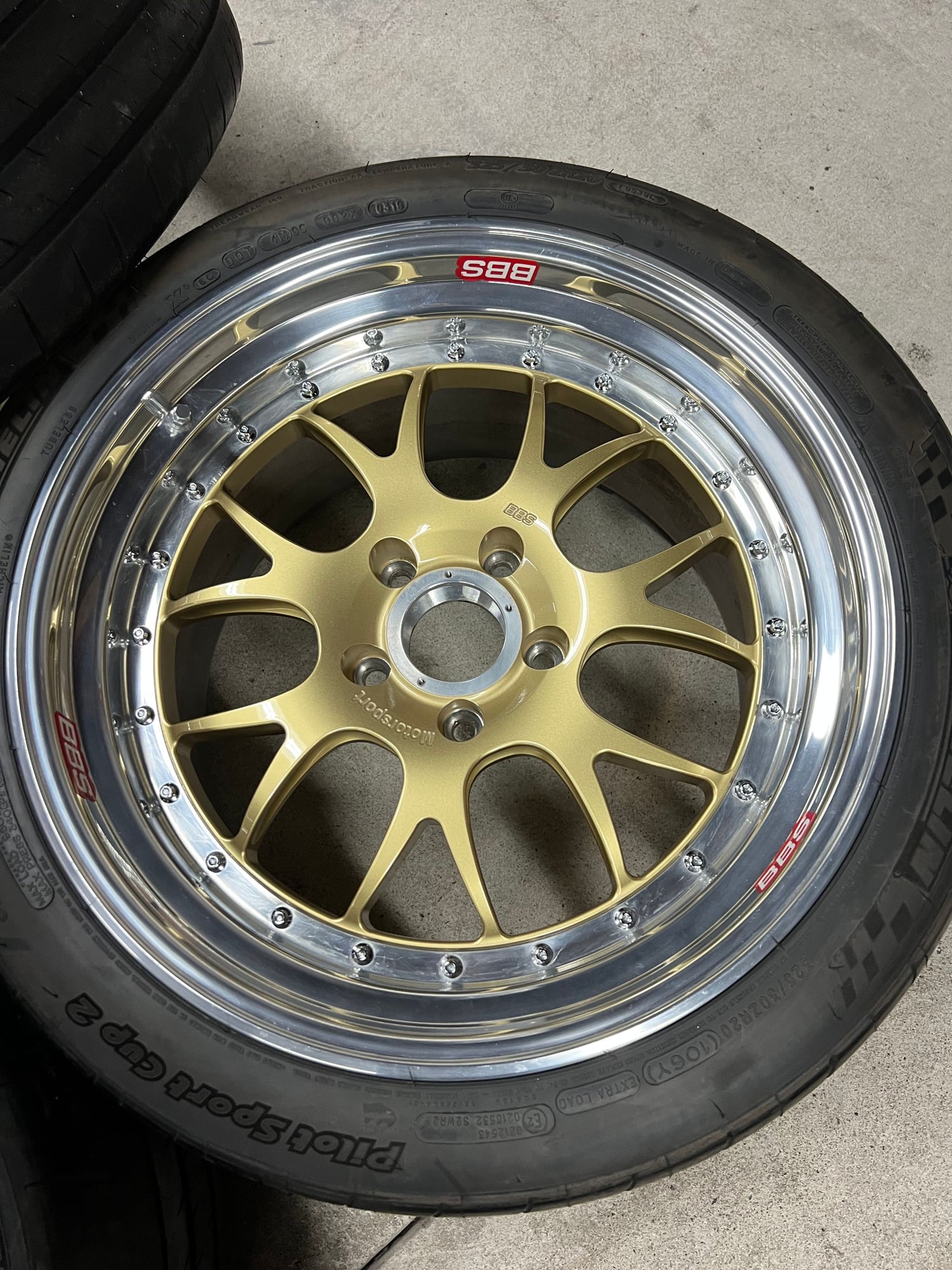 Wheels and Tires/Axles - FS: Genuine BBS / 20 inch E80 wheels / 5 Lug / Michelin Sport Cup 2 / 991 fitment - Used - -1 to 2025  All Models - Lansdale, PA 19446, United States