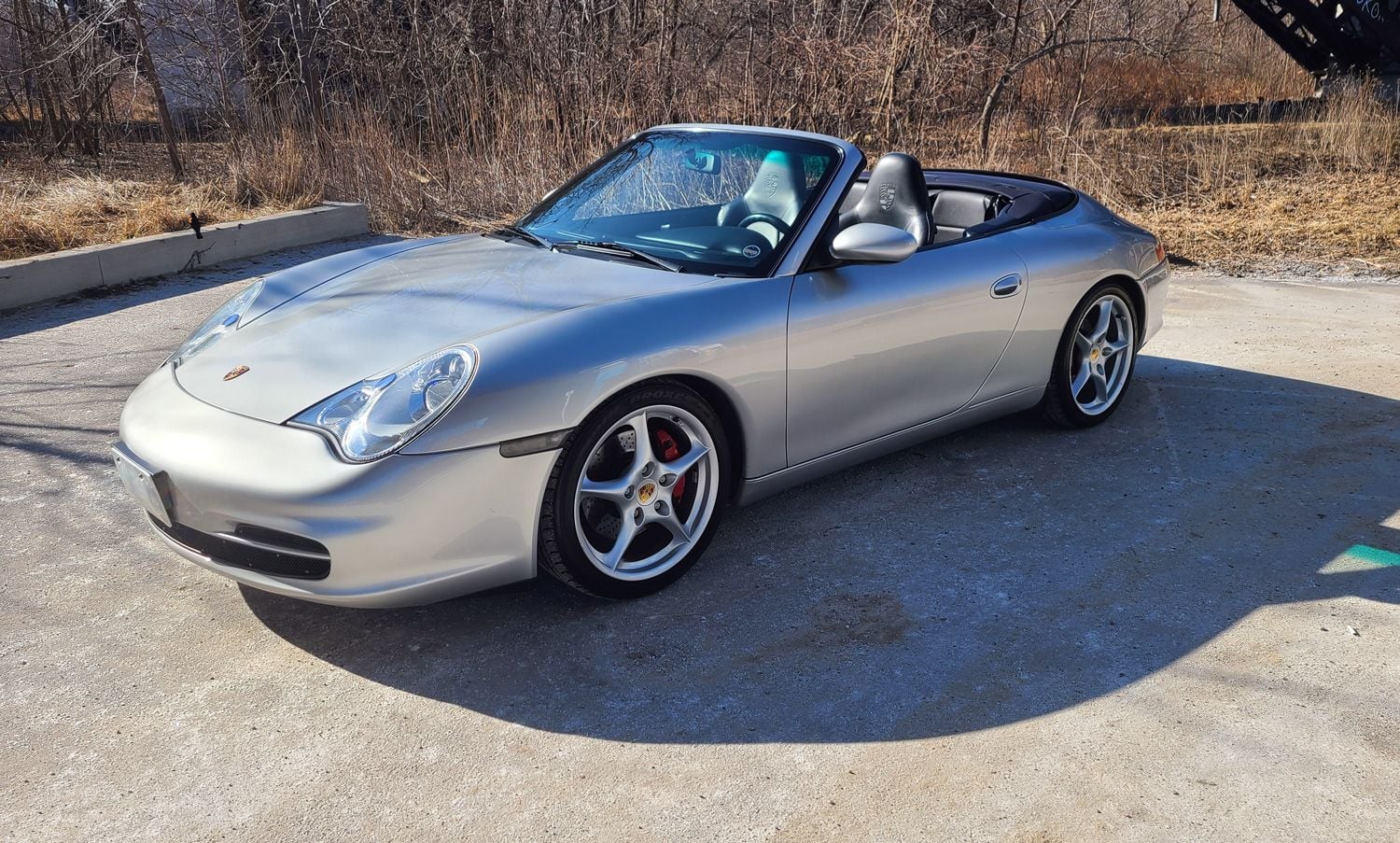 2002 Porsche 911 - 2002 911 C2 Cabriolet - Used - VIN WP0CA29972S650586 - 96,000 Miles - 6 cyl - 2WD - Manual - Convertible - Silver - Toronto, ON M6P2Z6, Canada