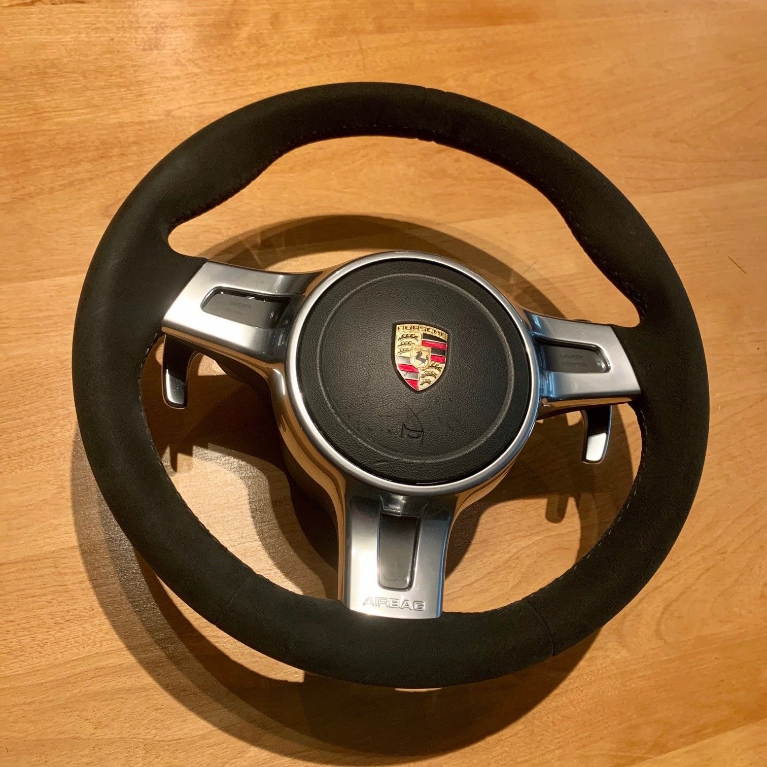 Alcantara Sport Design PDK Steering Wheel w/ Sport Chrono Rennlist Porsche Discussion Forums