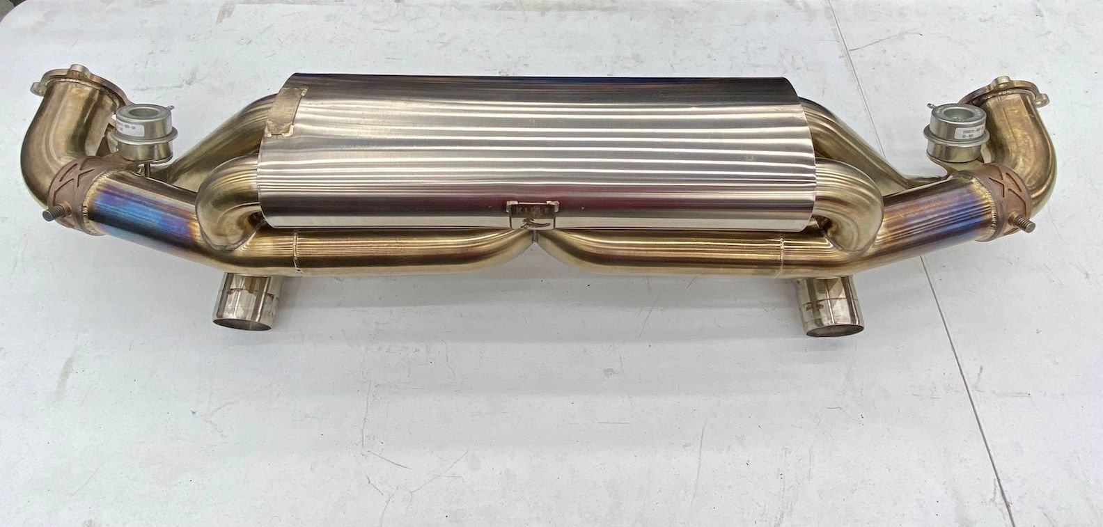 Engine - Exhaust - Kline Inconel Muffler and SS OAP for 718 GT4/Spyder/4.0 GTS - Used - All Years  All Models - Jersey City, NJ 07302, United States