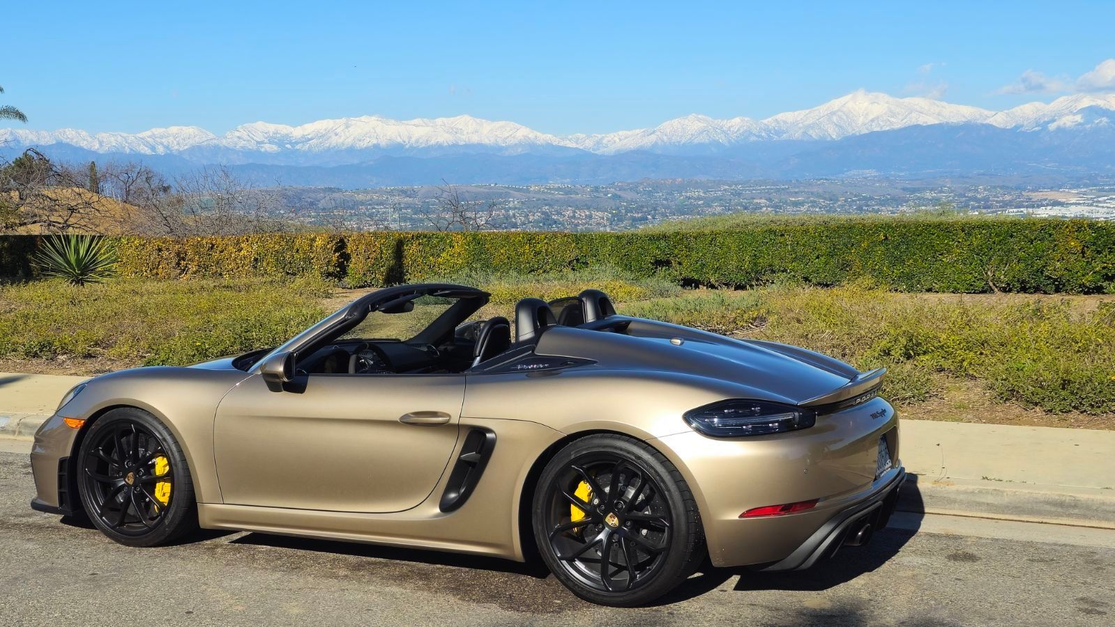 2024 Porsche 718 - Rare PTS 718 Spyder - fully optioned - Used - VIN WP0CC2A83PS222079 - 700 Miles - Automatic - Gold - Rowland Heights, CA 91748, United States
