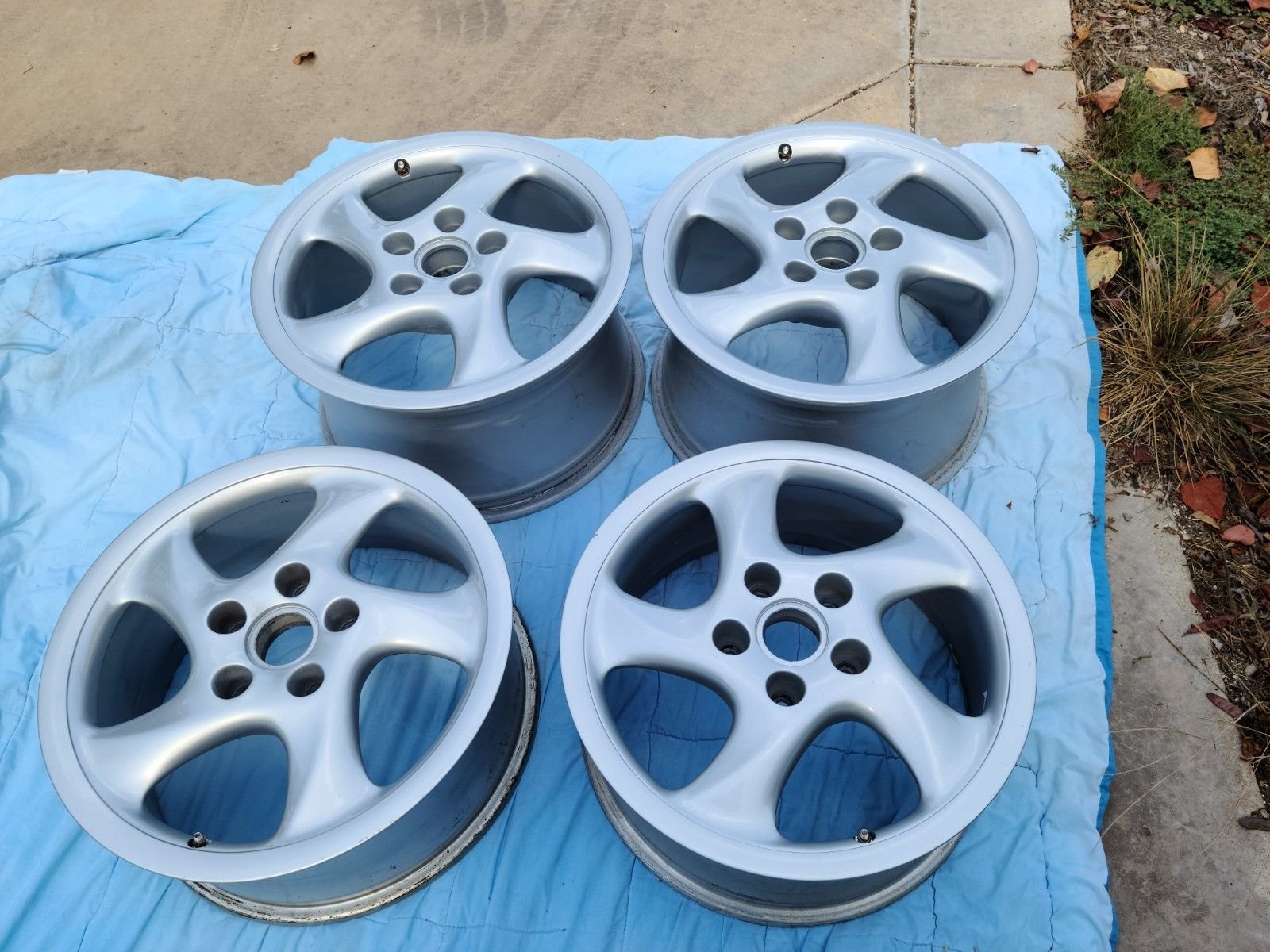 Wheels and Tires/Axles - Porsche 993 18" Hollow Turbo Twist Wheels (Narrow Body) - Used - 1995 to 1998 Porsche 911 - Irvine, CA 92618, United States