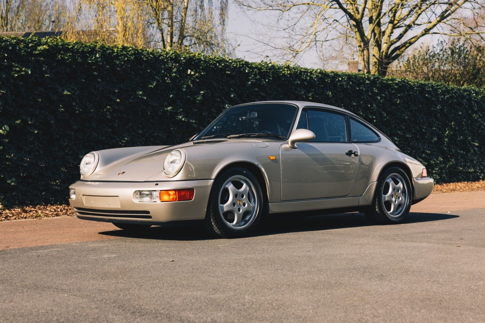 1990 Porsche 911 - Matching 1990 Porsche 964 C4 Linen Grey Metallic – Werksauslieferung & Full history! - Used - VIN WP0ZZZ96ZLS404970 - 128 Miles - 6 cyl - 4WD - Manual - Coupe - Other - Ghent, Belgium