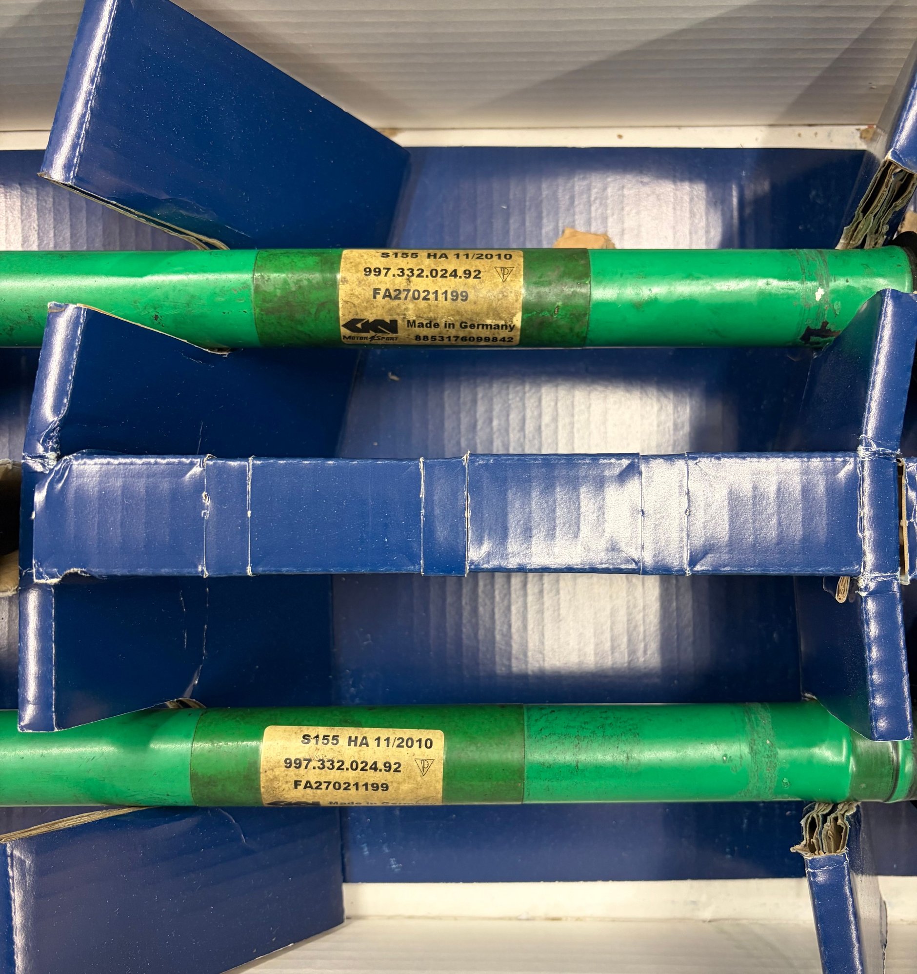 2011 Porsche GT3 - Green Axles - Accessories - $500 - Salt Lake City, UT 84121, United States