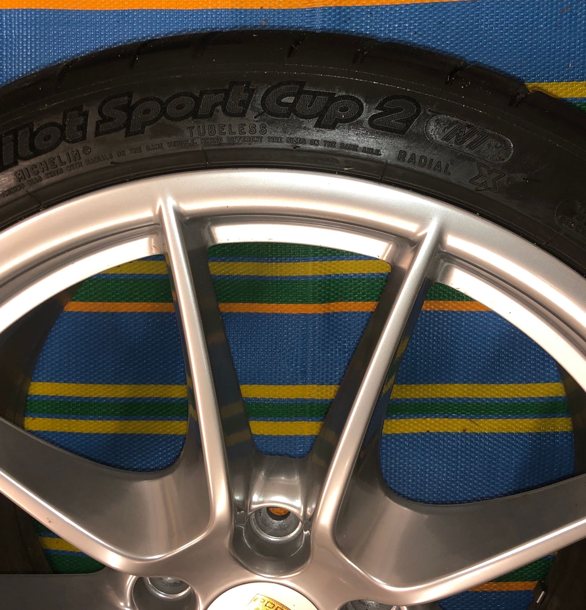 Wheels and Tires/Axles - Porsche 911 991 OEM Carrera S Wheel Tire Set 20" Michelin Pilot Sport Cup 2 N1 - Used - 2012 to 2019 Porsche 911 - Weston, MA 02481, United States