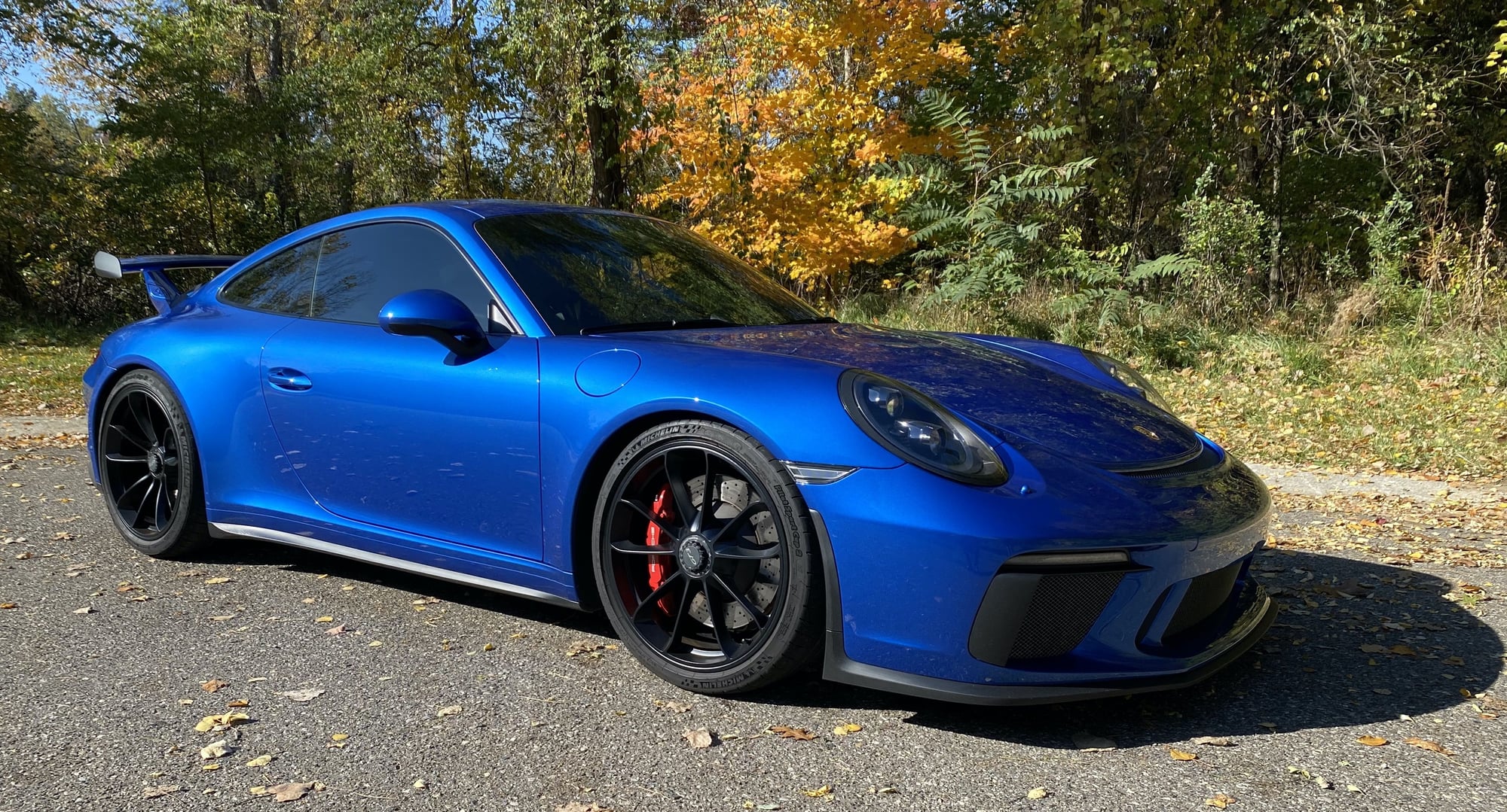 2018 Porsche GT3 - Saphirre Blue 991.2 GT3 (manual) - Used - VIN WP0AC2A93JS175837 - 13,800 Miles - 6 cyl - 2WD - Manual - Coupe - Blue - Oxford, MI 48371, United States