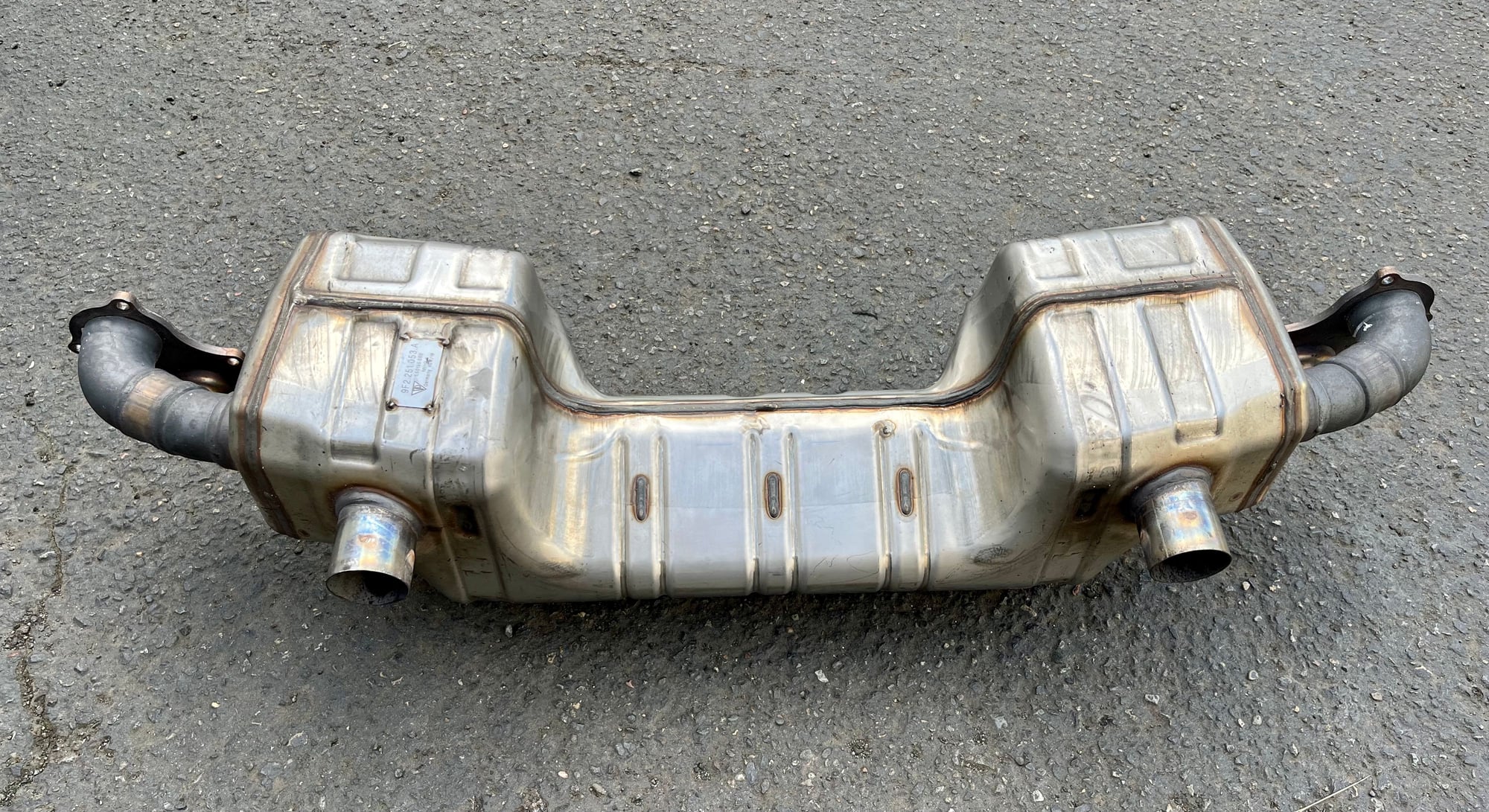 Engine - Exhaust - OEM Porsche Cayman 718 GT4 "Loud" Muffler - Used - Portland, OR 97209, United States