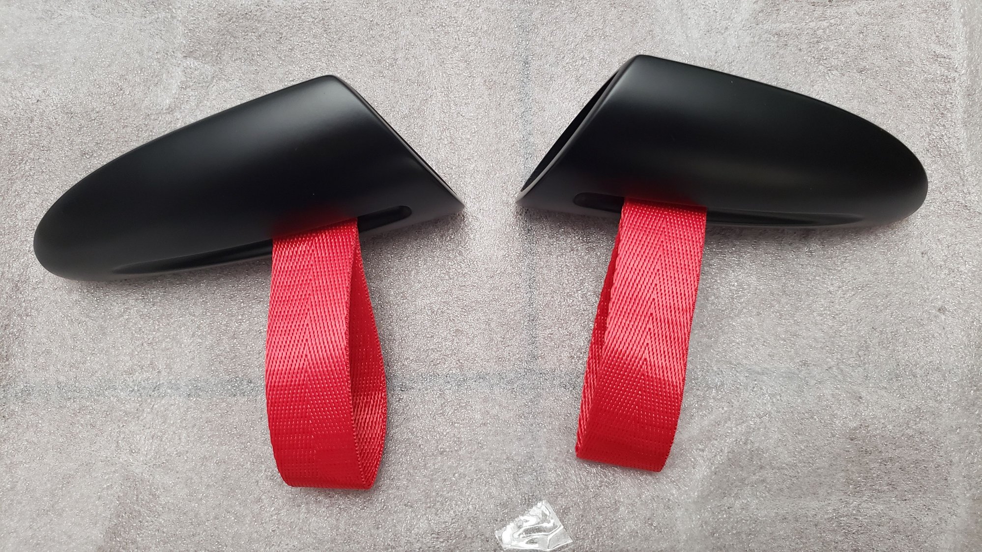 Interior/Upholstery - 997 GT3 Style Red Door Pulls - New - 2005 to 2011 Porsche 911 - San Francisco, CA 94134, United States