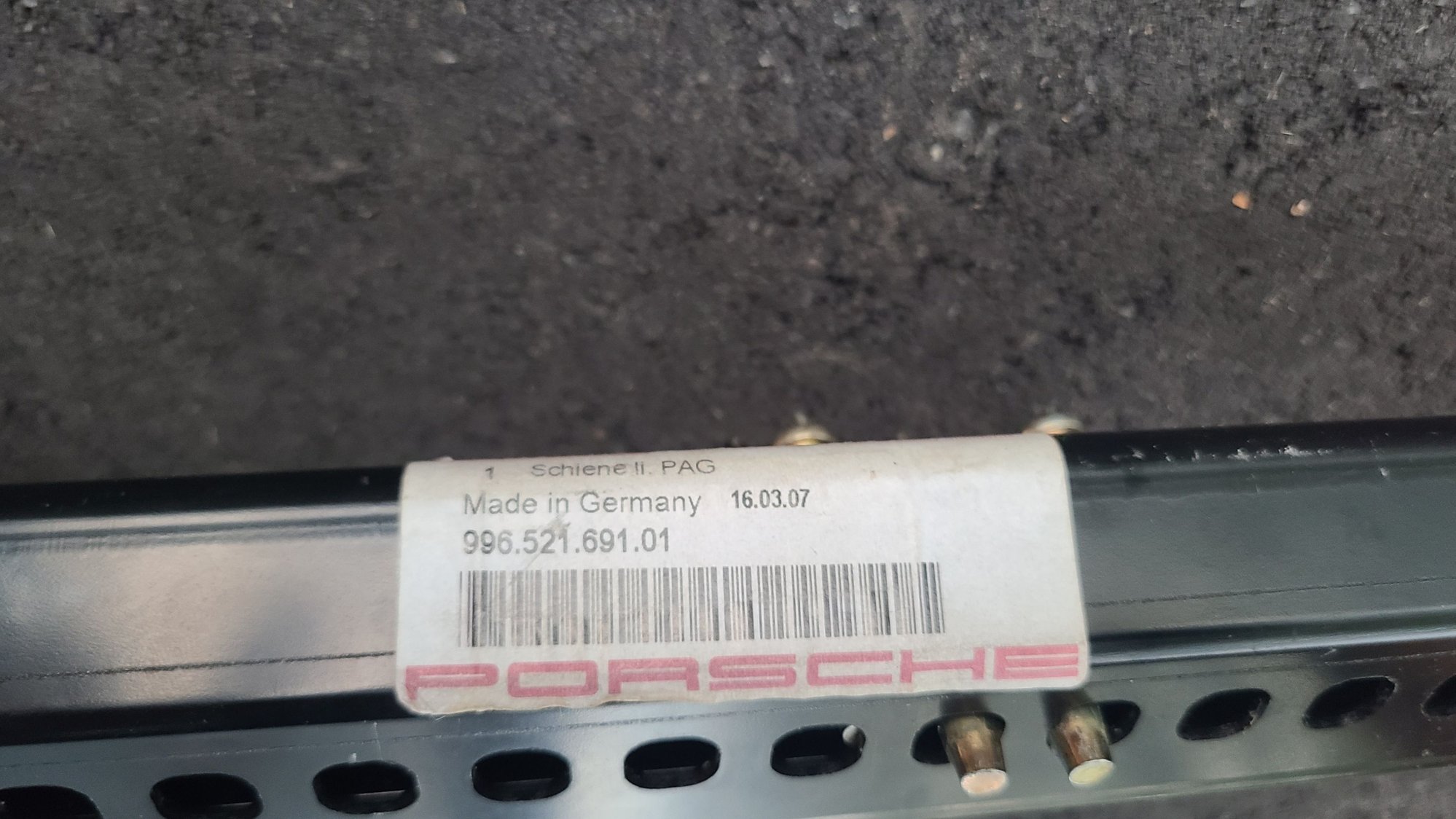 Interior/Upholstery - 996 seat rails + sub bar mounts - Used - 1997 to 2007 Porsche 911 - Flemington, NJ 08822, United States
