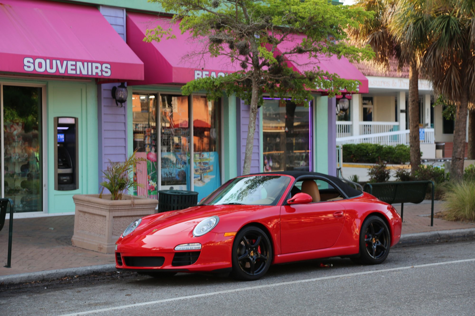 2010 Porsche 911 - 2010 911S Cabriolet  Guards Red / Beige Interior Black Soft Top - Used - VIN WPOCB2A94AS754086 - 48,600 Miles - 6 cyl - 2WD - Manual - Convertible - Red - Sarasota, FL 34231, United States