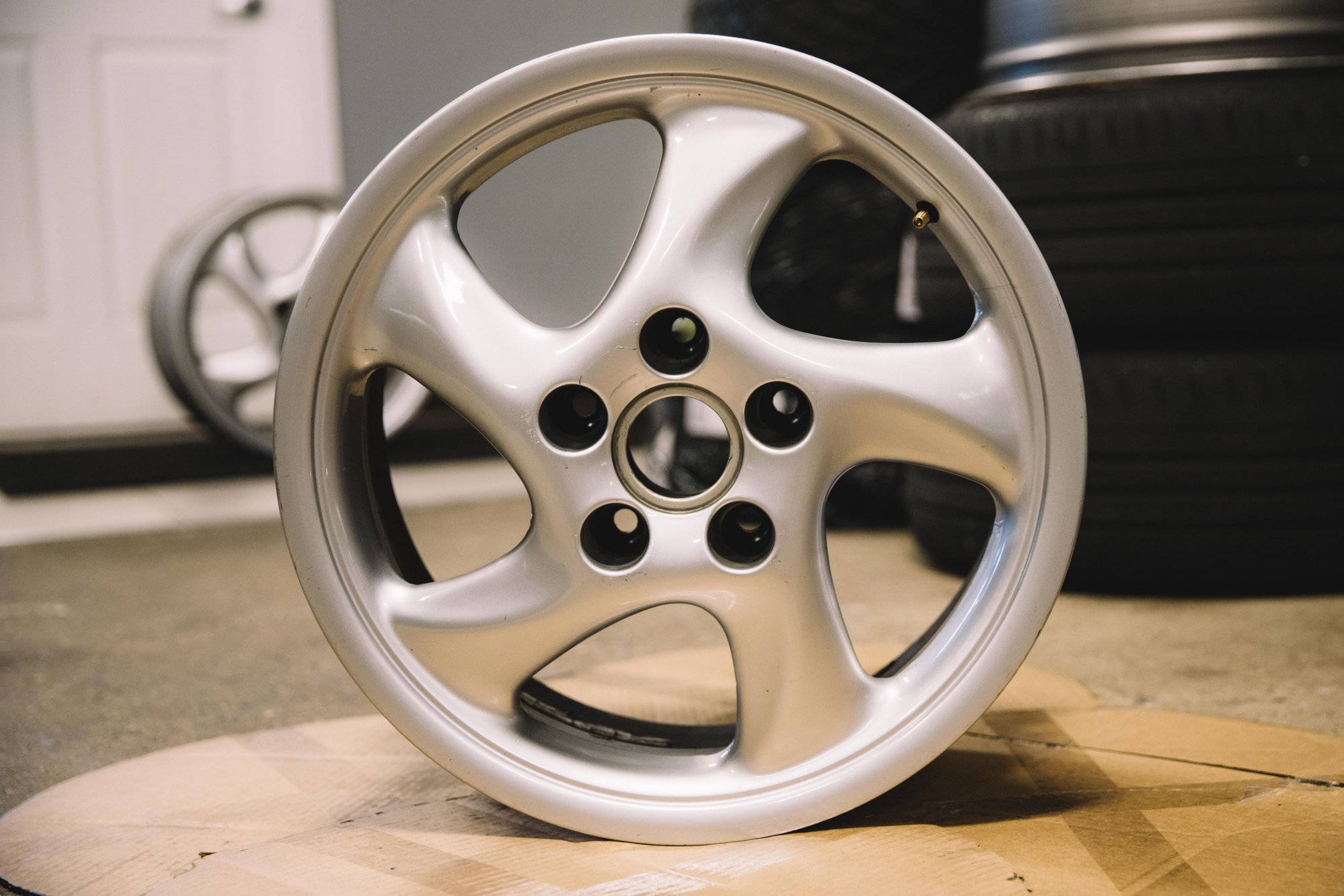 Wheels and Tires/Axles - 17" Porsche 911 996 Boxster 986 Twist Wheels in Silver - Used - 1998 to 2004 Porsche 911 - 1998 to 2004 Porsche Boxster - West Chester, PA 19382, United States