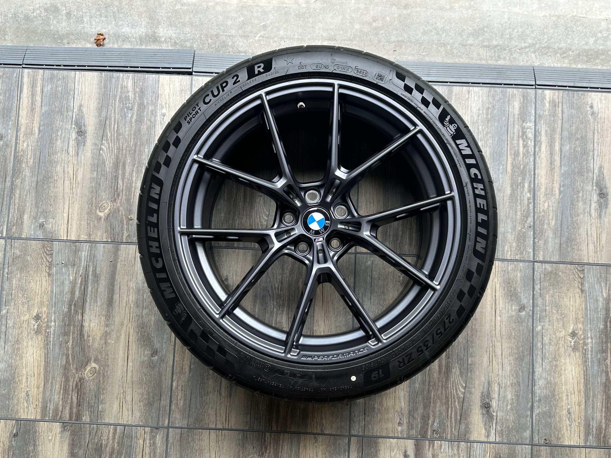 Wheels and Tires/Axles - Genuine BMW M2/M3/M4 Performance Style 963M Complete Wheel and Tire - New - 2022 to 2024 BMW M4 - Darien, CT 06820, United States