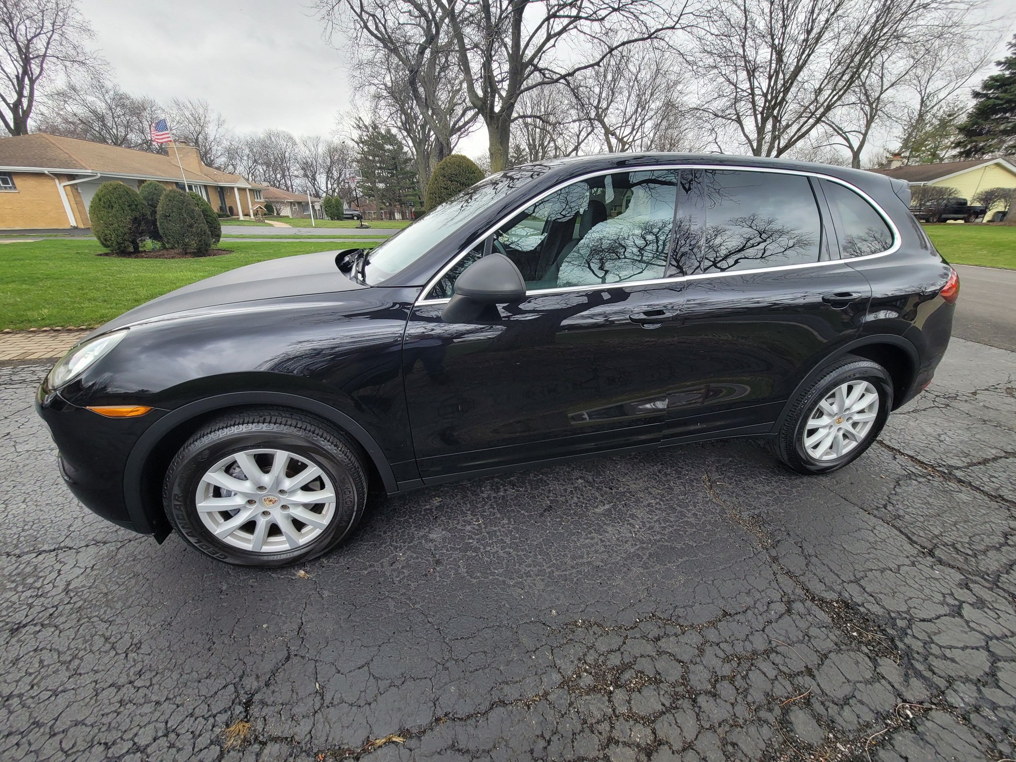 2011 Porsche Cayenne - For sale truly unique  Porsche cayenne with 6 speed manual trans with overdrive - Used - VIN WP1AA2A22BLA01955 - 82,528 Miles - 6 cyl - AWD - Manual - SUV - Black - Itasca, IL 60143, United States