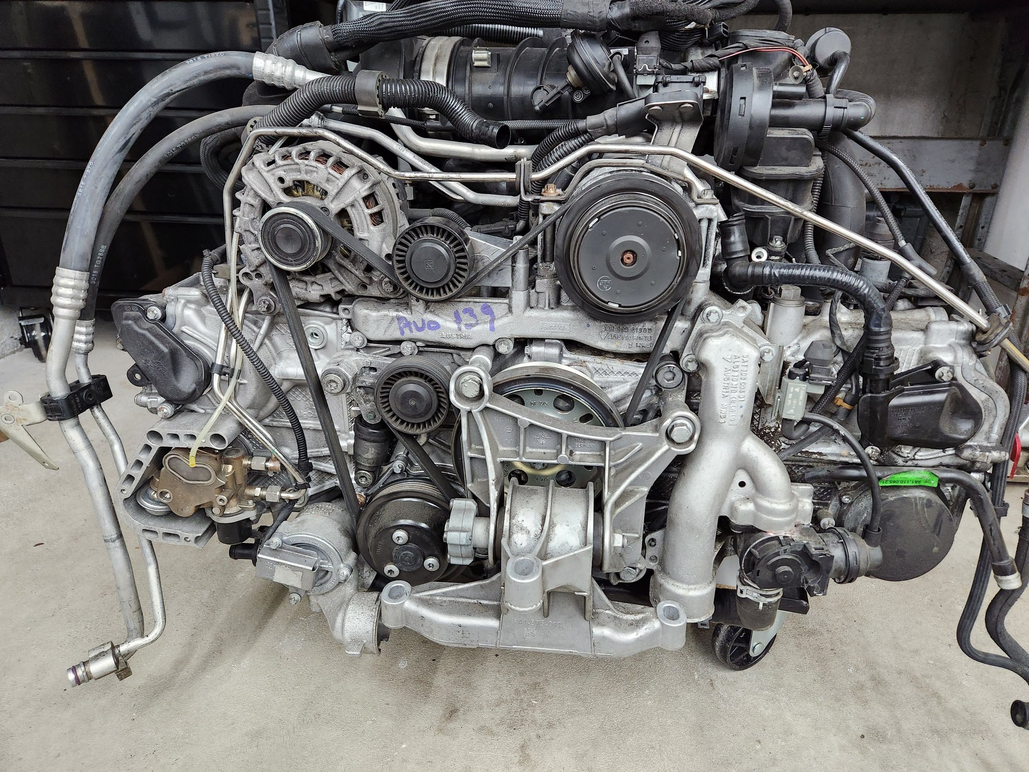 45k 3.4 9a1 complete engine from a 981 Rennlist Porsche Discussion