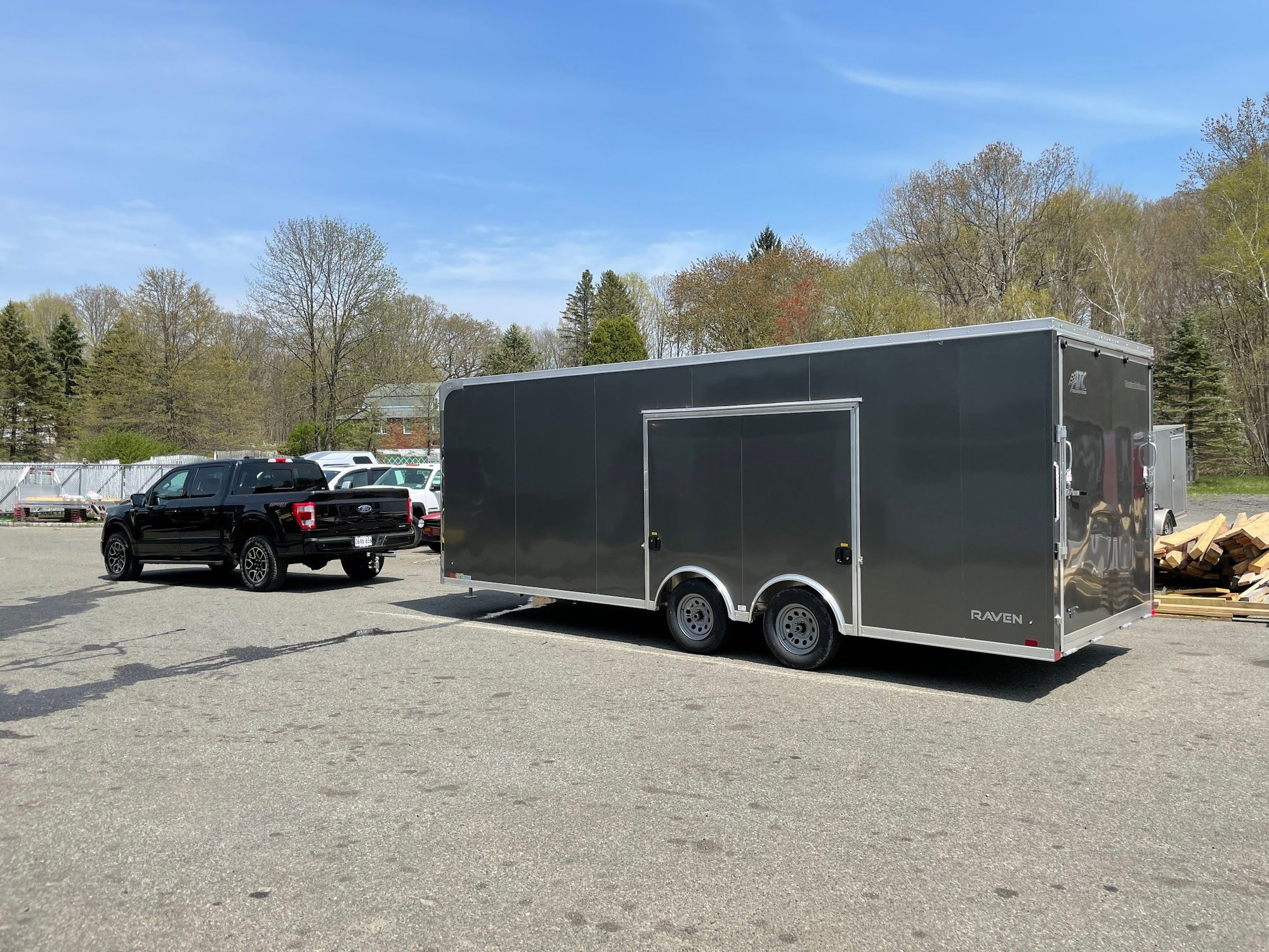 Like new 2021 ATC Raven 22' enclosed trailer Rennlist Porsche