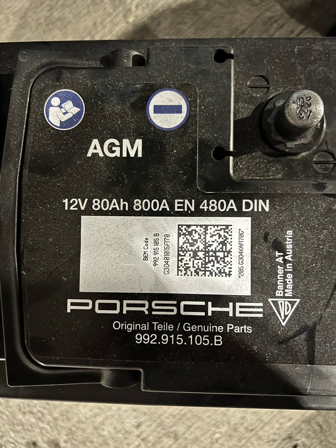 Group 49 battery fits fine. -  Forums