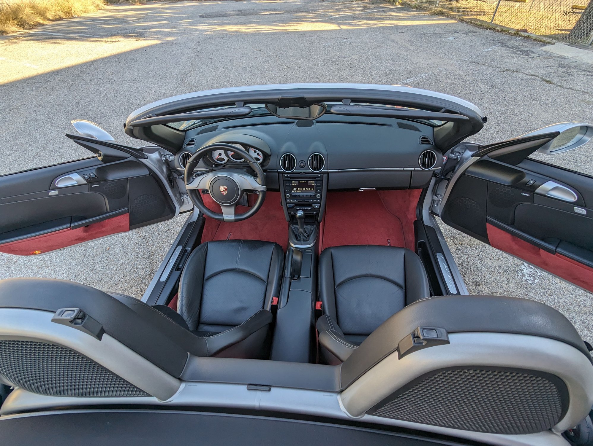 2010 Porsche Boxster - FS: 2010 987.2 Boxster S - Silver on Red - Used - VIN WP0CB2A86AU730383 - 23,970 Miles - 6 cyl - 2WD - Manual - Convertible - Silver - Austin, TX 78750, United States