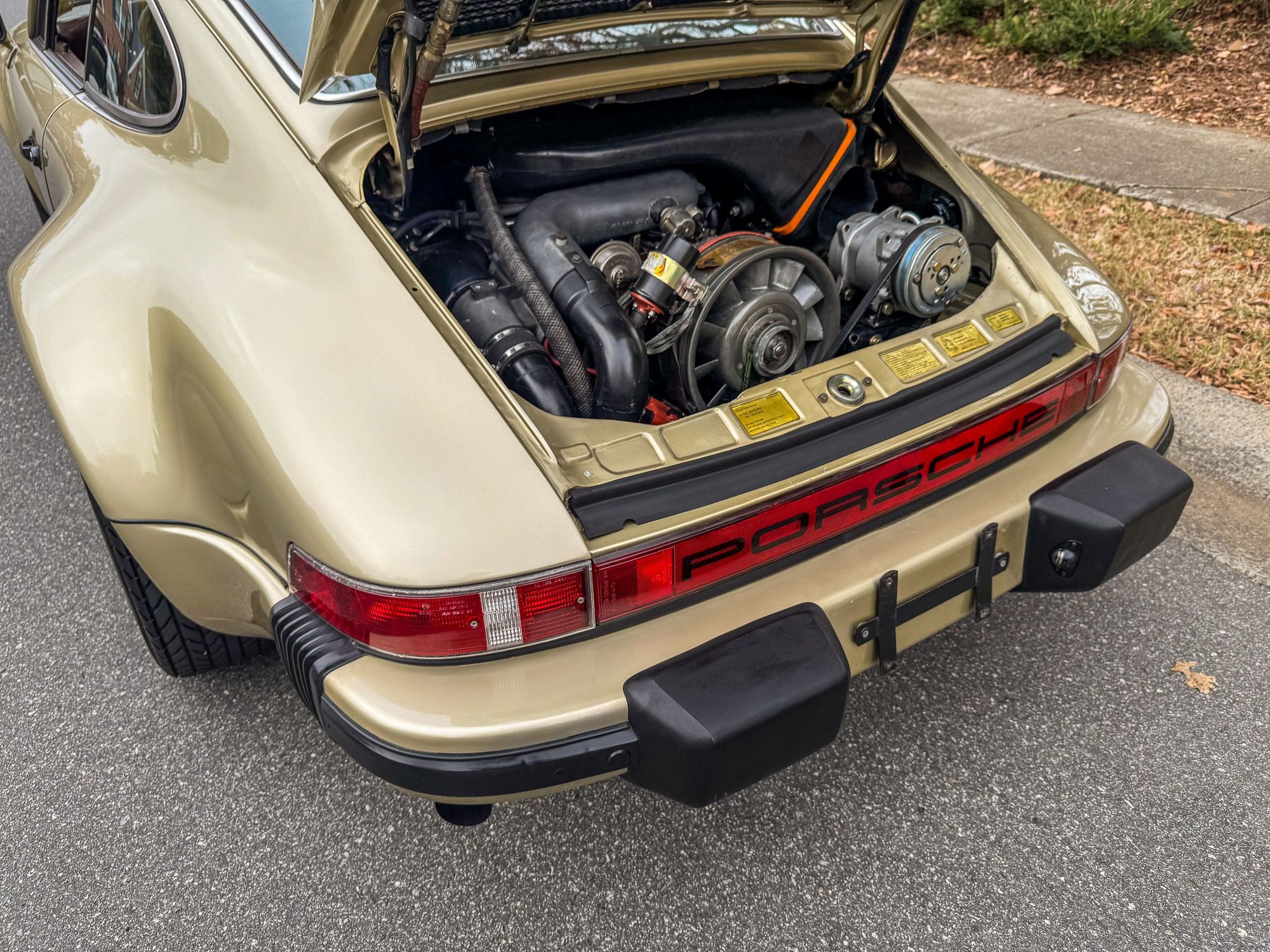 1977 Porsche 911 - 1977 930 Carrera Turbo in Platinum Metallic over Brown Leather - Used - VIN 9307800191 - 54,393 Miles - 6 cyl - 2WD - Manual - Coupe - Gold - Huntersville, NC 28078, United States