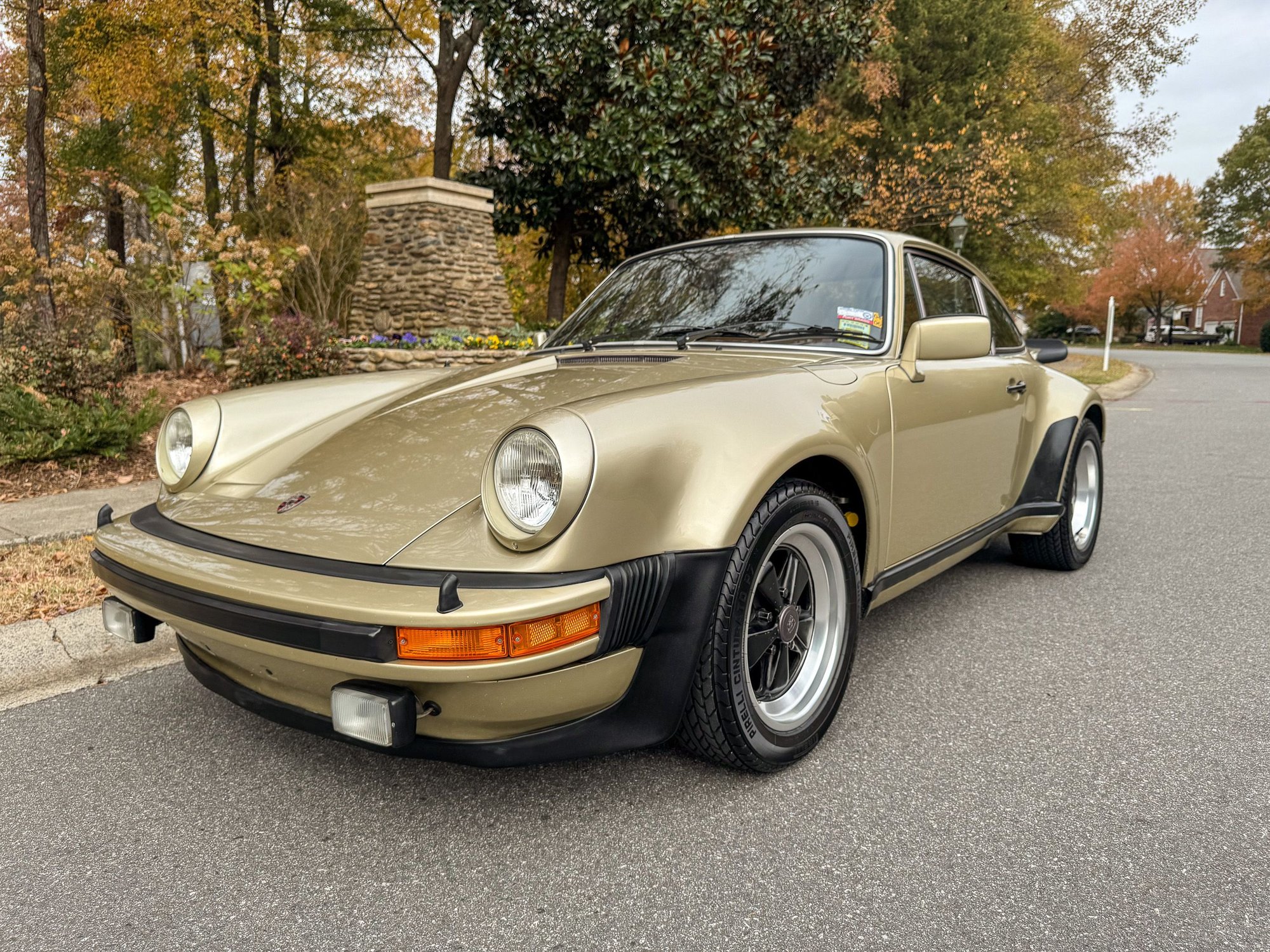 1977 Porsche 911 - 1977 930 Carrera Turbo in Platinum Metallic over Brown Leather - Used - VIN 9307800191 - 54,393 Miles - 6 cyl - 2WD - Manual - Coupe - Gold - Huntersville, NC 28078, United States