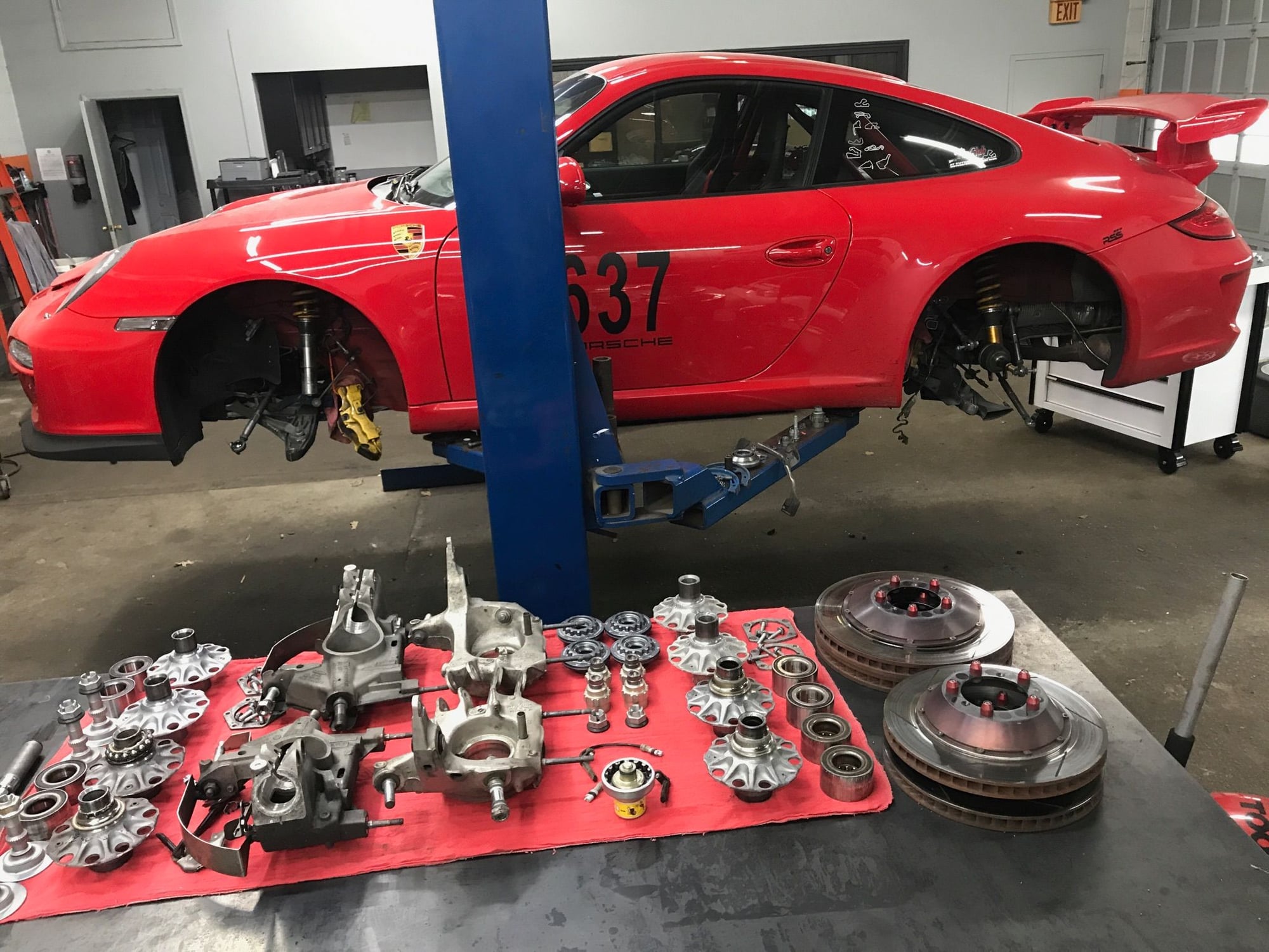 2010 Porsche GT3 - 2010 911 GT3 Ready for track  Original Owner Many upgrades  Well-sorted car - Used - VIN WP0AC2A98AS783370 - 22 Miles - 6 cyl - 2WD - Manual - Coupe - Red - Louisville, KY 40205, United States