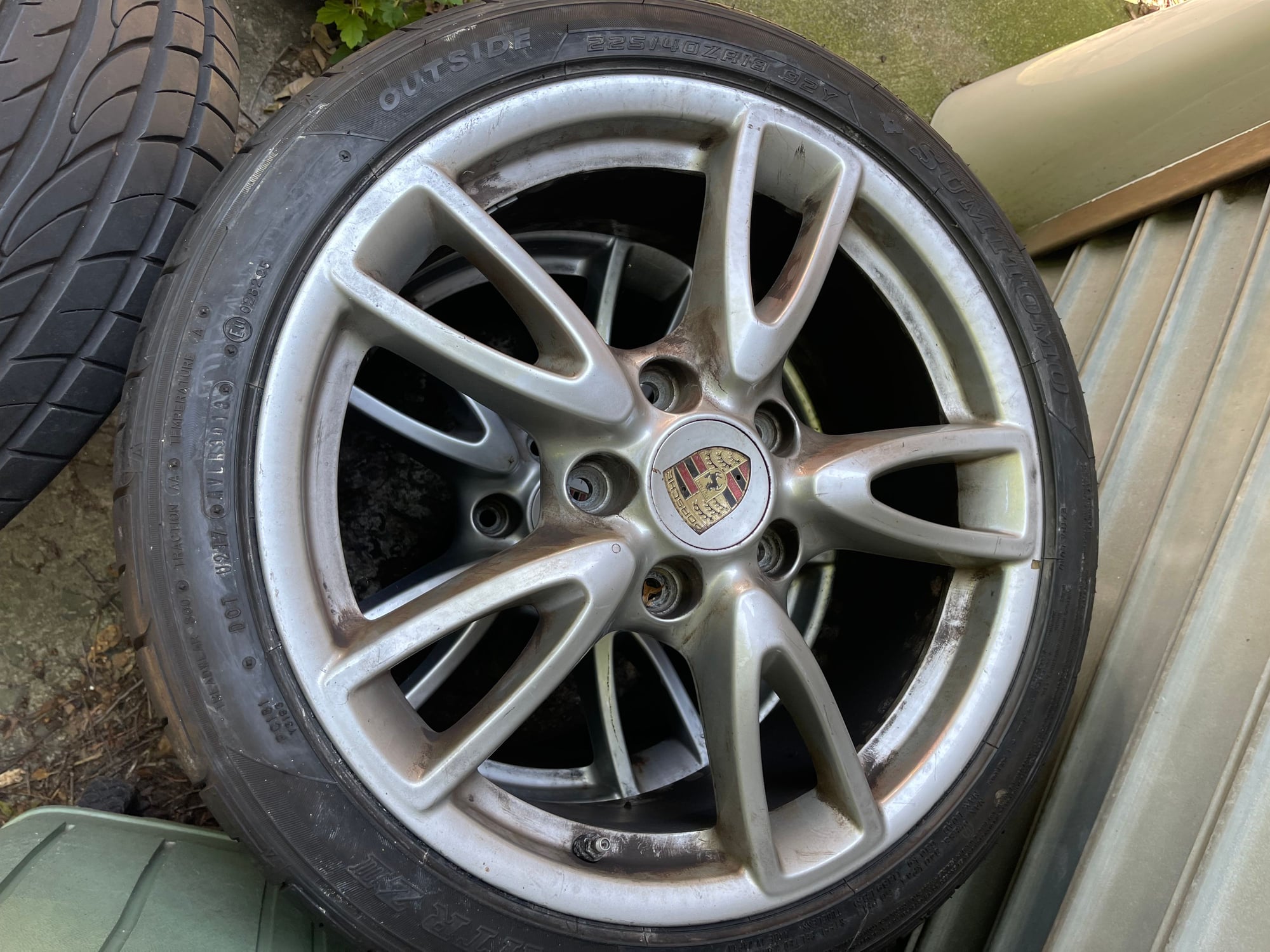 Wheels and Tires/Axles - Porsche 911 rims for sale 18  with decent rubber - Used - 1999 to 2019 Porsche 911 - Staten Island, NY 10305, United States