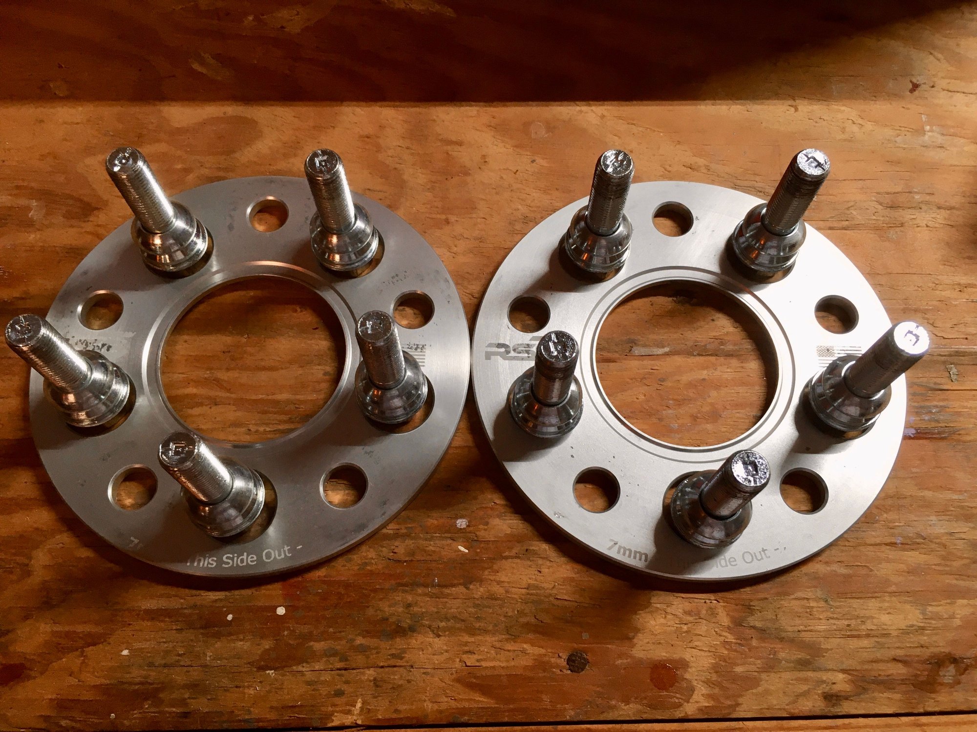 Wheels and Tires/Axles - RSS 7mm Wheel Spacers w/Bolts x4 - Less than 50 miles - Used - 1999 to 2004 Porsche 911 - Zebulon, NC 27597, United States