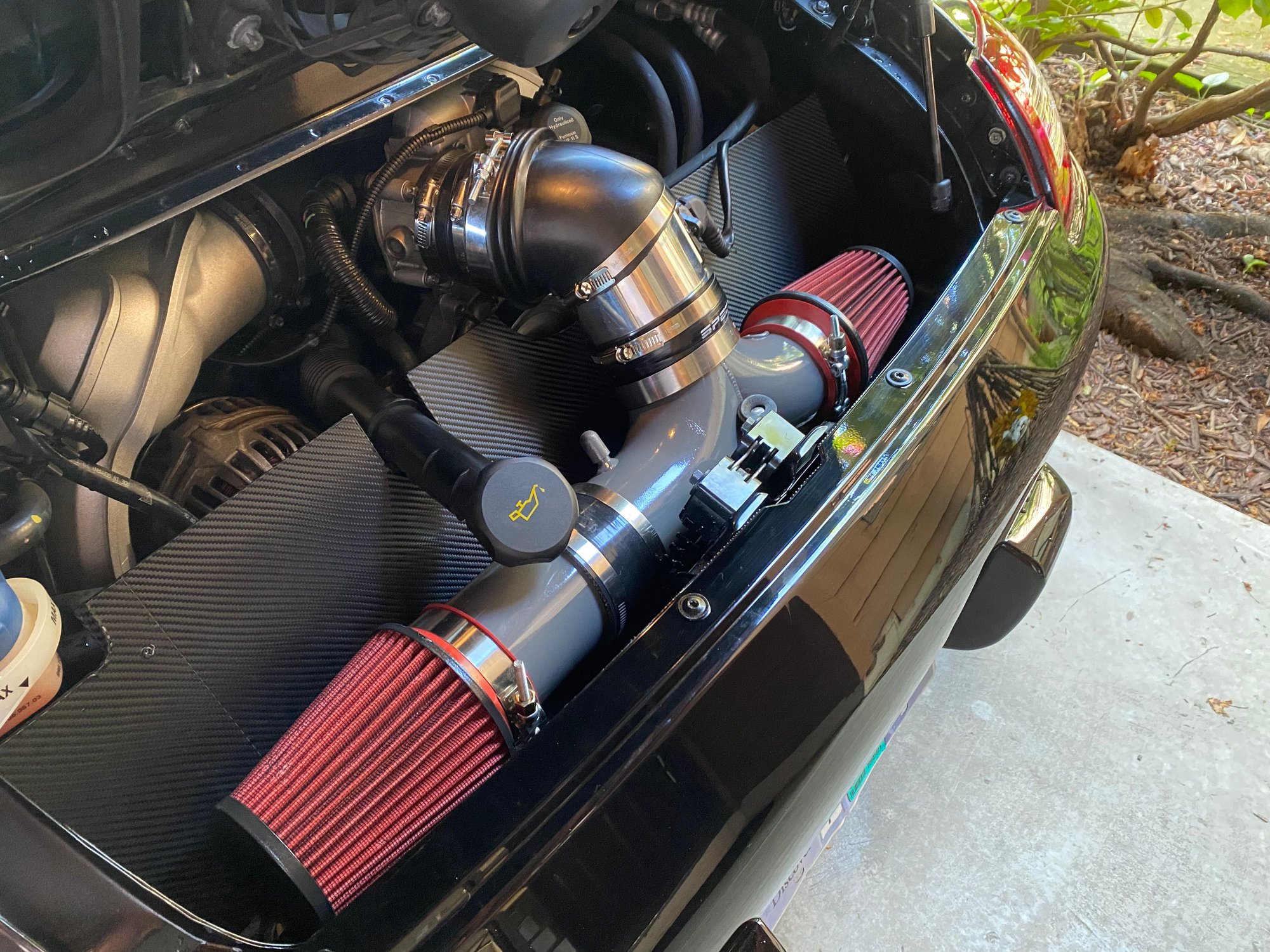 My budget dual cold air intake. Rennlist Porsche Discussion Forums