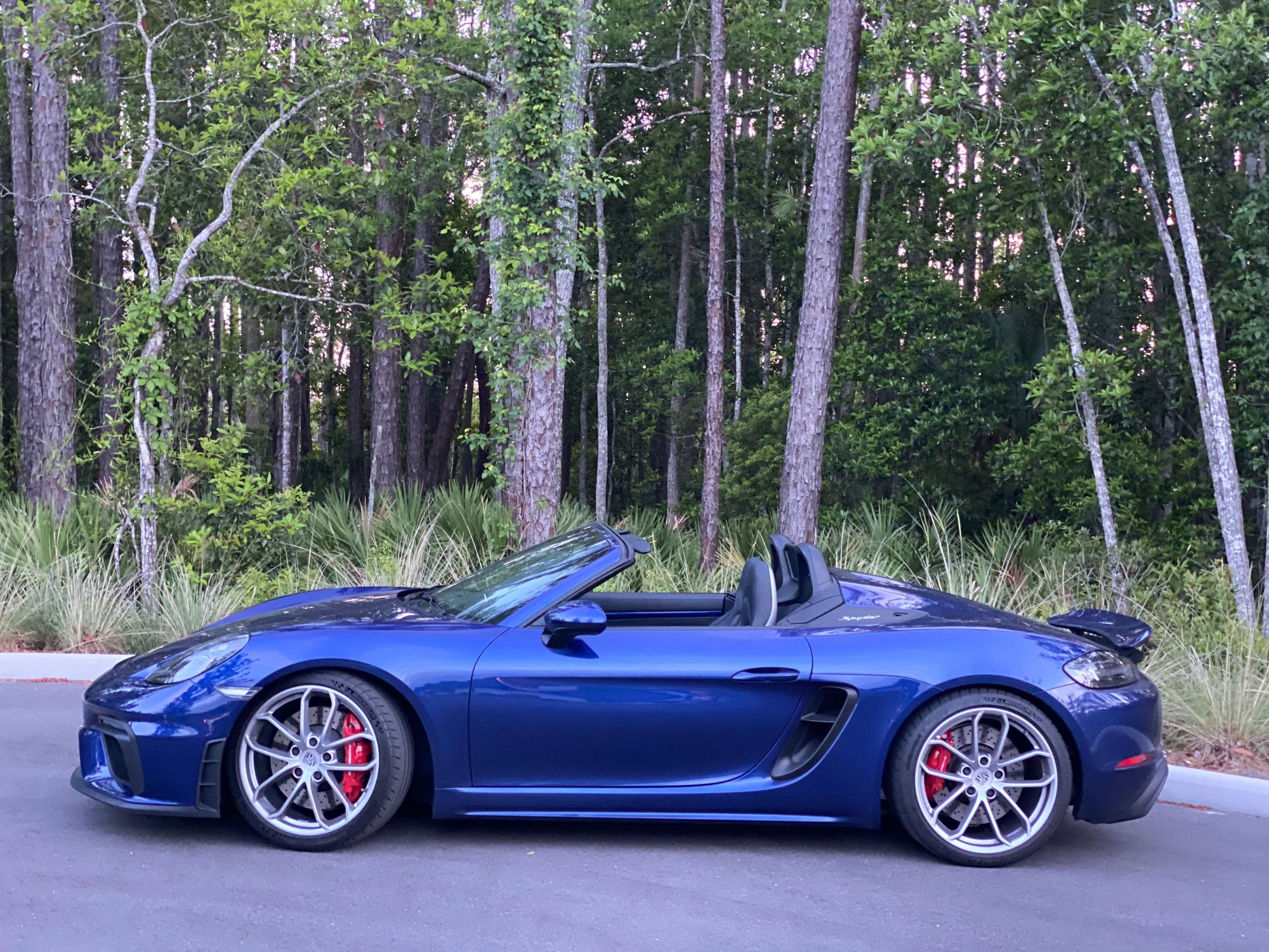 2020 Porsche 718 Spyder - 2020 718 Spyder - Used - VIN WP0CC2A82LS240650 - 7,000 Miles - 6 cyl - 2WD - Manual - Convertible - Blue - Ponte Vedra, FL 32081, United States
