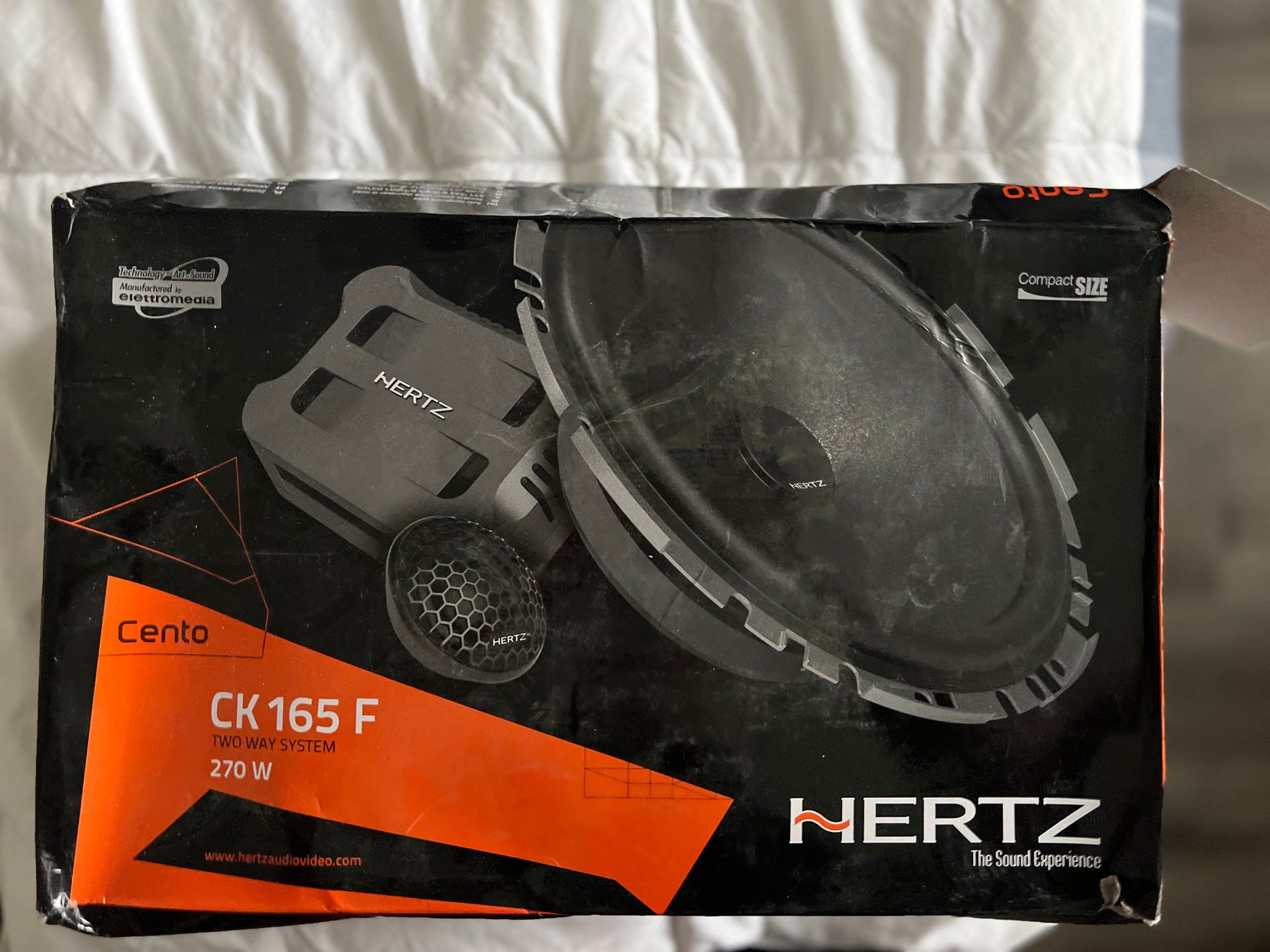 Audio Video/Electronics - Hertz CK165F Cento 6.5" Component Speakers - Used - 1995 to 1998 Porsche 911 - Braintree, MA 02184, United States