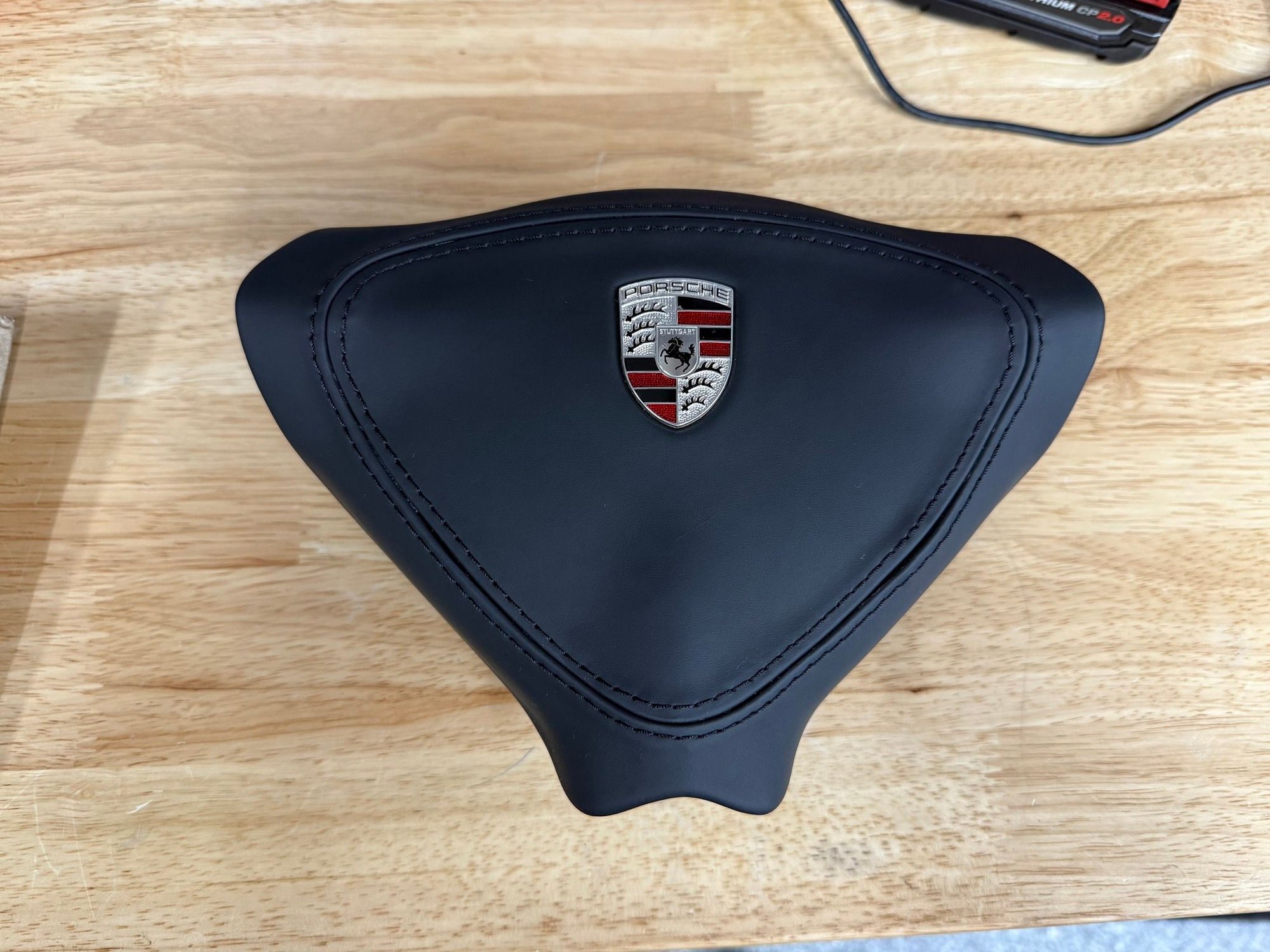 Interior/Upholstery - Black Genuine Leather 996 Airbag Cover - Used - 1998 to 2008 Porsche 911 - Zurich, Switzerland