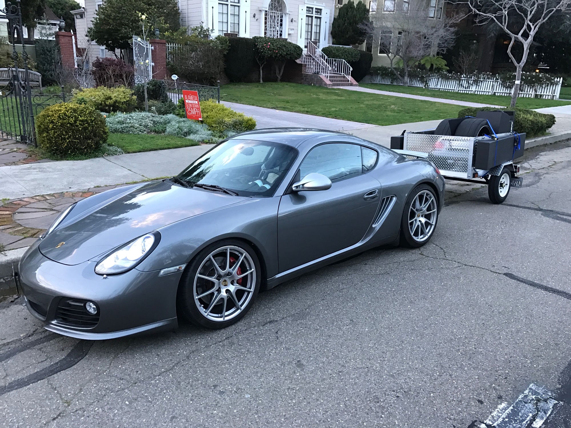 2012 Porsche Cayman - 2012 Cayman R + trailer, Forgeline Wheels, & every Reasonable Performance upgrade - Used - VIN WP0AB2A84CS793309 - 34,000 Miles - 6 cyl - 2WD - Manual - Coupe - Gray - Alameda, CA 94501, United States