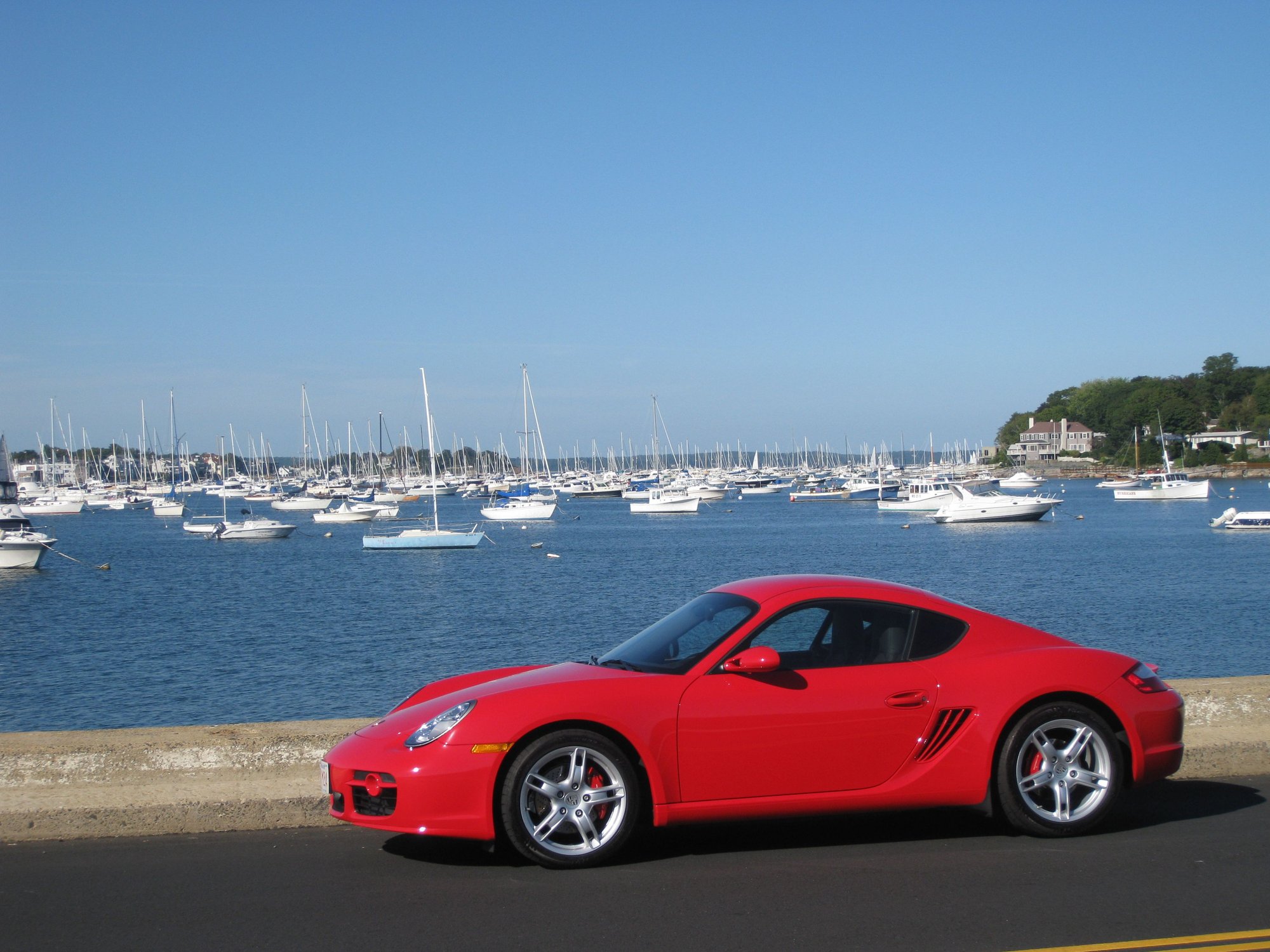 2008 Porsche Cayman - 2008 Porsche Cayman S in Guards Red - New - VIN WP0AB29848U782472 - 50,650 Miles - 6 cyl - 2WD - Manual - Coupe - Red - Marlboro, NJ 07746, United States