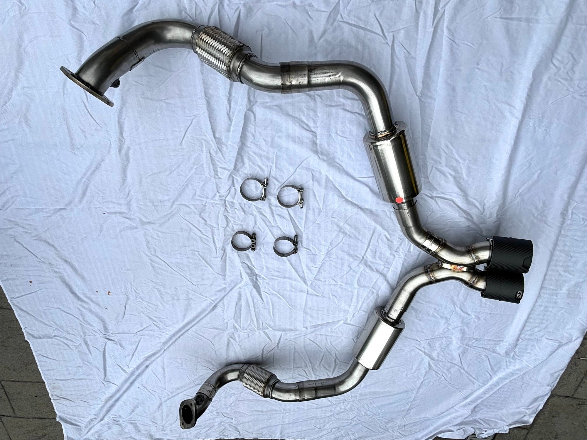 Engine - Exhaust - Cayman 981 GT4 Cargraphic's Race Exhaust System Grand Am Cayman Cup - Used - 2012 to 2016 Porsche Cayman GT4 - Seattle, WA 98006, United States