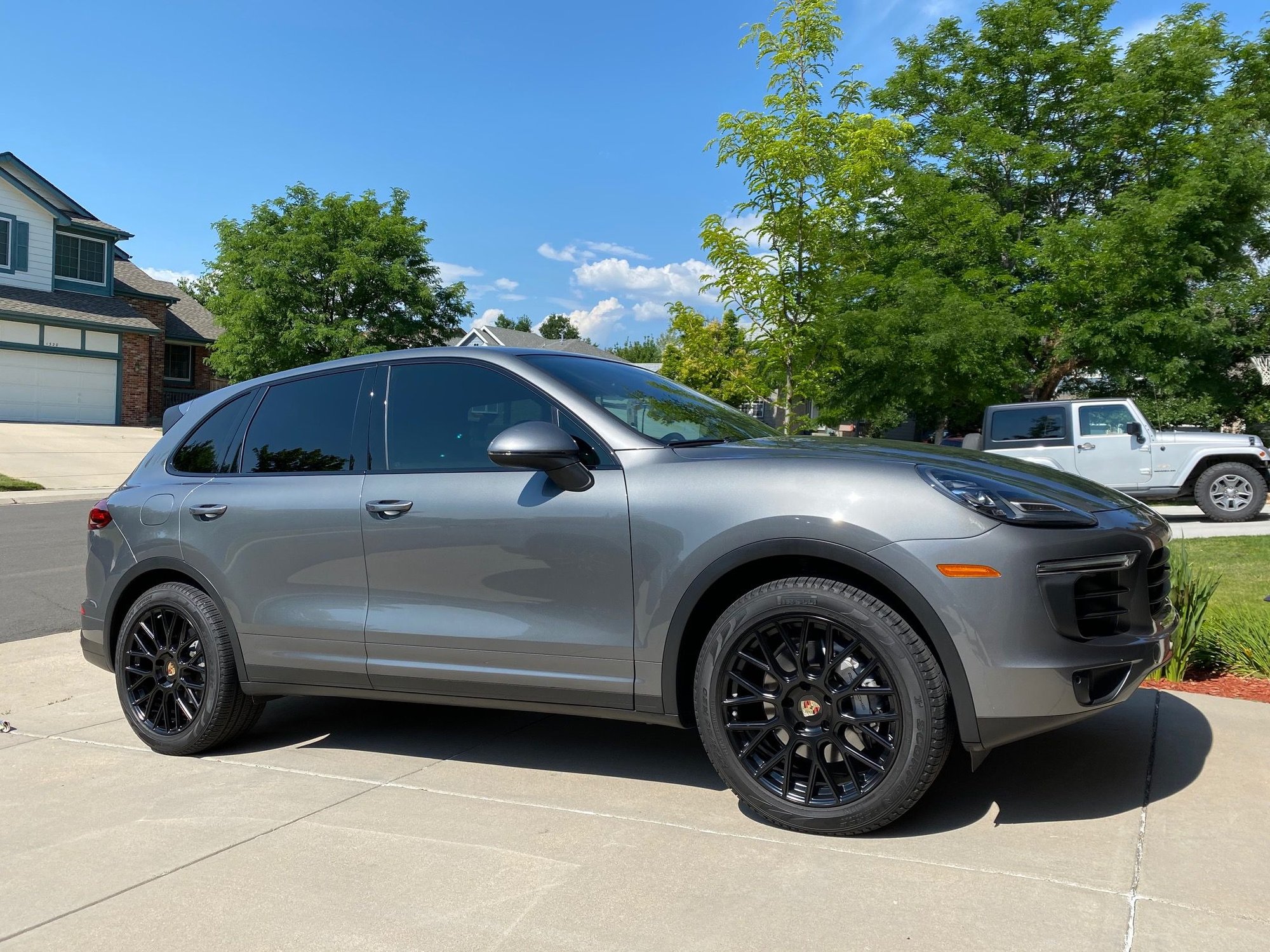 Cayenne 20x10" ET50 Wheels W/ 275/45/20 Pirelli Scorpion A/S Tires