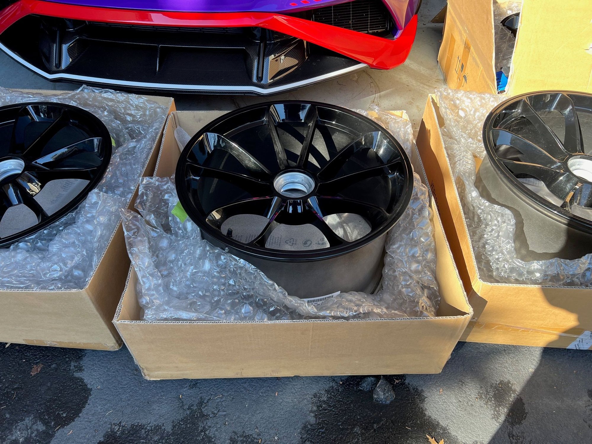 Wheels and Tires/Axles - 20" Staggered 991 GT3 Wheels - gloss black finish - Used - -1 to 2024  All Models - Summit, NJ 07902, United States