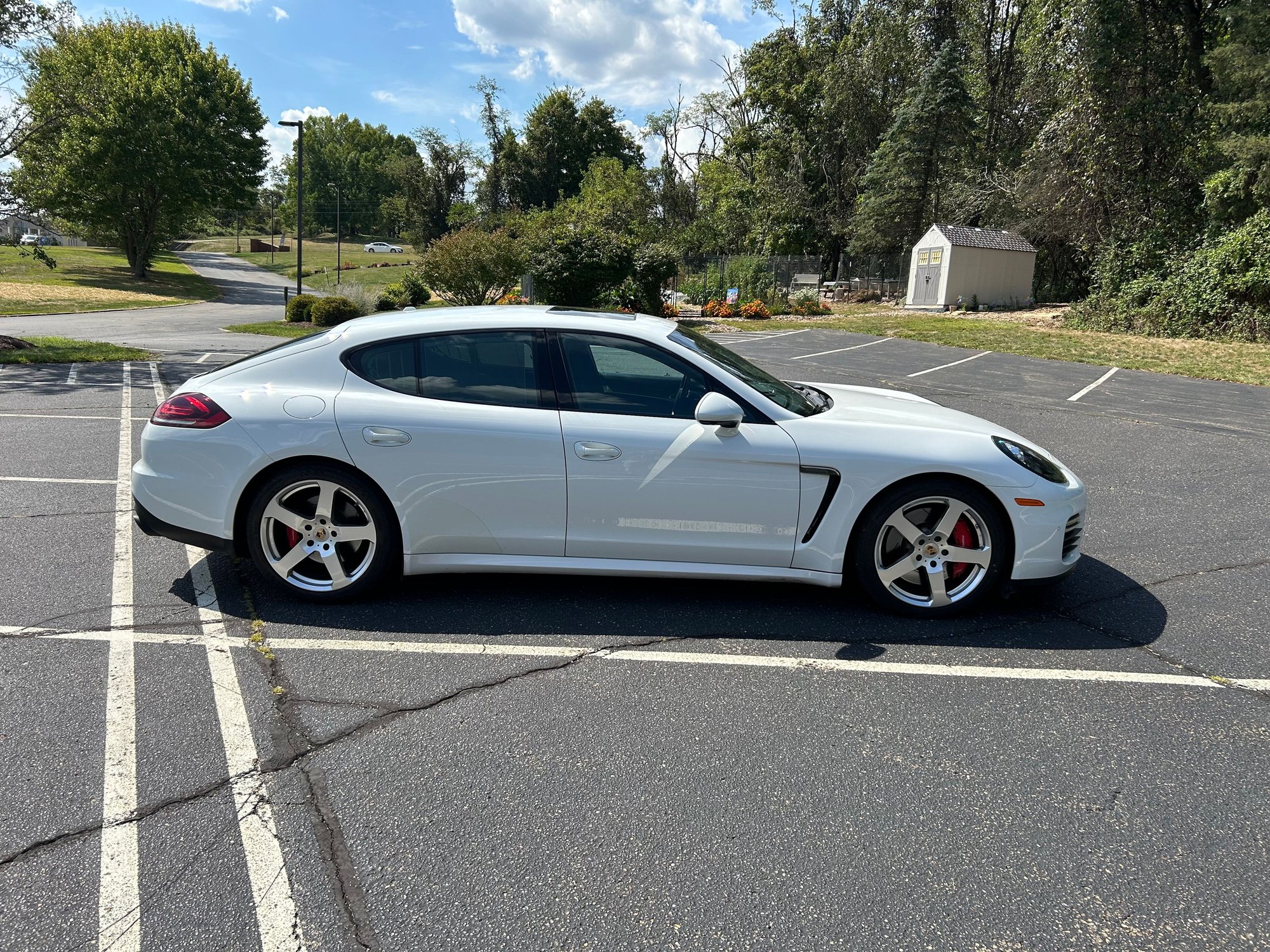 2014 Porsche Panamera - Panamera , one owner, no accidents or body work, making room for a newer GTS - Used - VIN WP0AF2A77EL083376 - 49,100 Miles - 8 cyl - AWD - Automatic - Sedan - White - Finleyville, PA 15332, United States