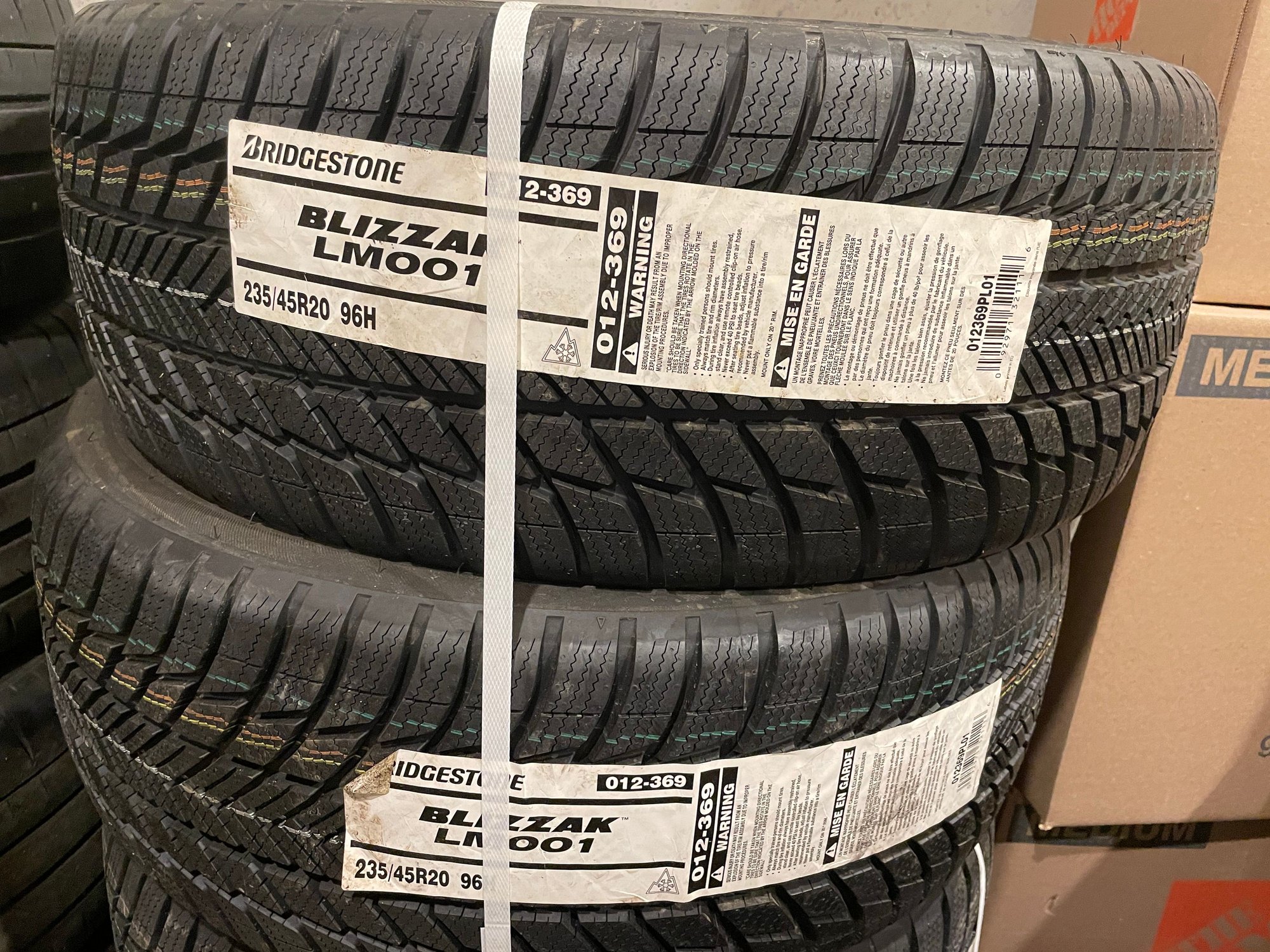 Wheels and Tires/Axles - Bridgestone Blizzak LM001 235/40R-20 + 255/40R-20 - New - 2000 to 2025 Porsche Boxster - 2000 to 2025 Porsche Cayman - Wichita, KS 67204, United States